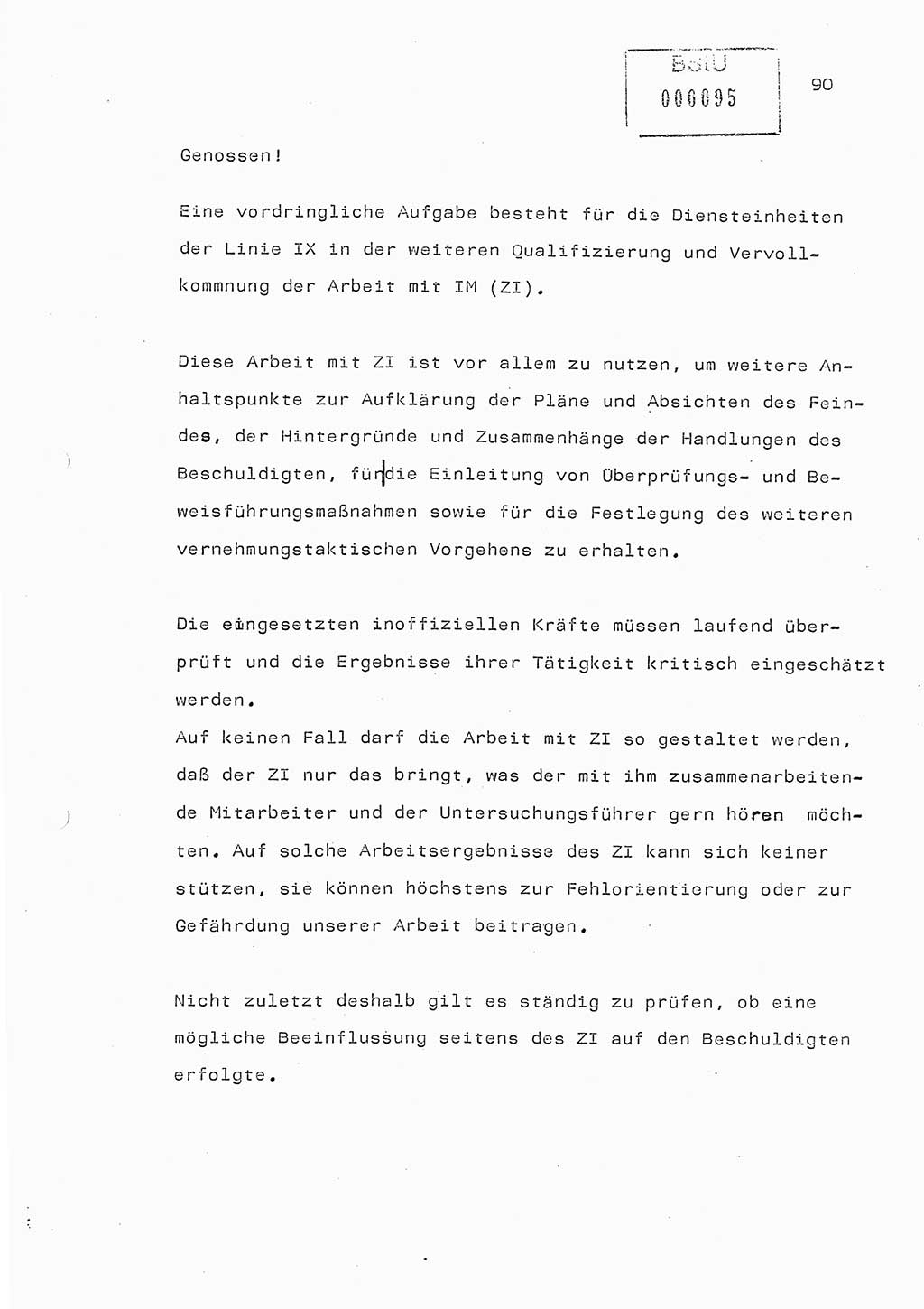 Referat (Generaloberst Erich Mielke) auf der Zentralen Dienstkonferenz am 24.5.1979 [Ministerium für Staatssicherheit (MfS), Deutsche Demokratische Republik (DDR), Der Minister], Berlin 1979, Seite 90 (Ref. DK DDR MfS Min. /79 1979, S. 90)