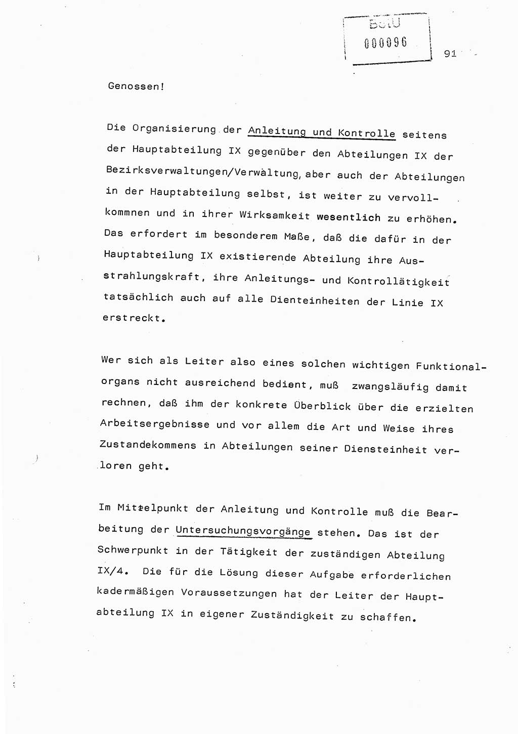 Referat (Generaloberst Erich Mielke) auf der Zentralen Dienstkonferenz am 24.5.1979 [Ministerium für Staatssicherheit (MfS), Deutsche Demokratische Republik (DDR), Der Minister], Berlin 1979, Seite 91 (Ref. DK DDR MfS Min. /79 1979, S. 91)