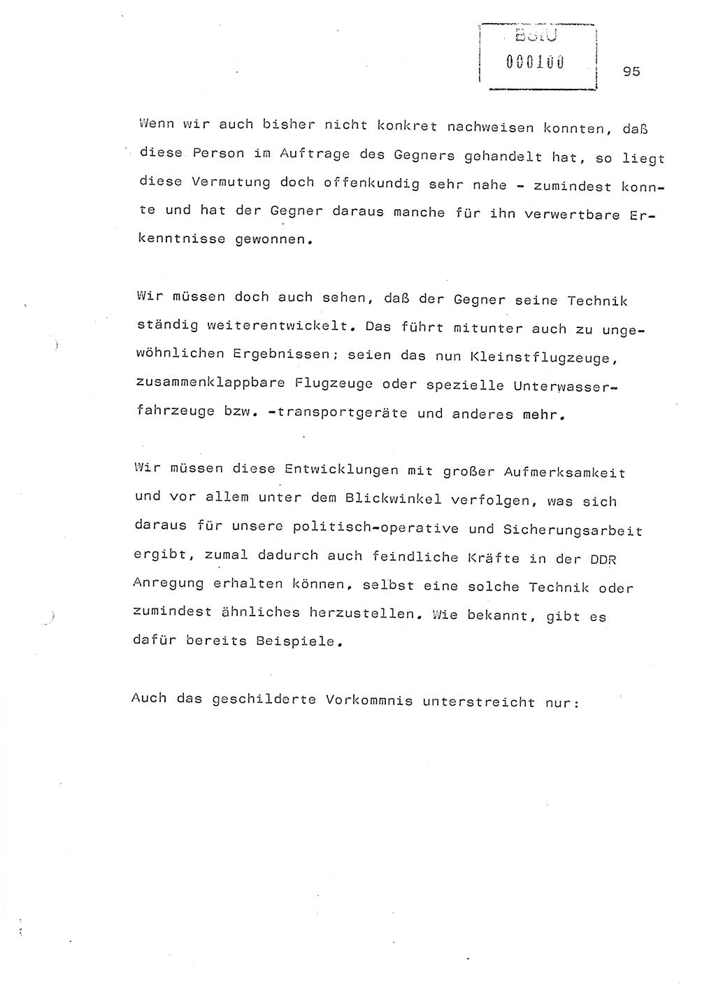 Referat (Generaloberst Erich Mielke) auf der Zentralen Dienstkonferenz am 24.5.1979 [Ministerium für Staatssicherheit (MfS), Deutsche Demokratische Republik (DDR), Der Minister], Berlin 1979, Seite 95 (Ref. DK DDR MfS Min. /79 1979, S. 95)