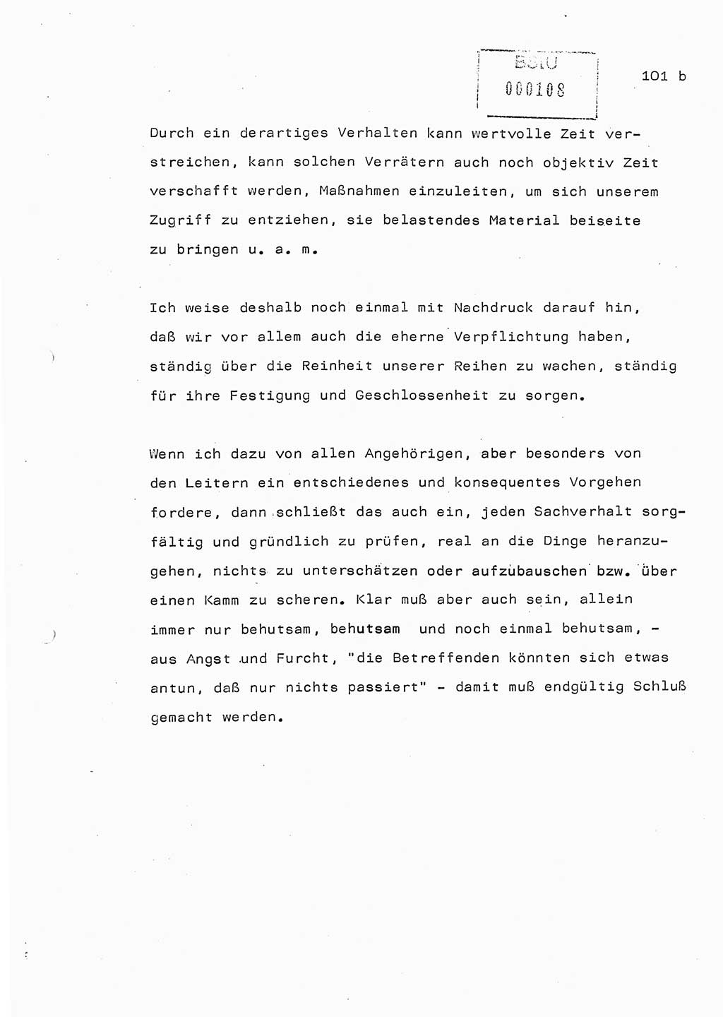 Referat (Generaloberst Erich Mielke) auf der Zentralen Dienstkonferenz am 24.5.1979 [Ministerium für Staatssicherheit (MfS), Deutsche Demokratische Republik (DDR), Der Minister], Berlin 1979, Seite 101/2 (Ref. DK DDR MfS Min. /79 1979, S. 101/2)