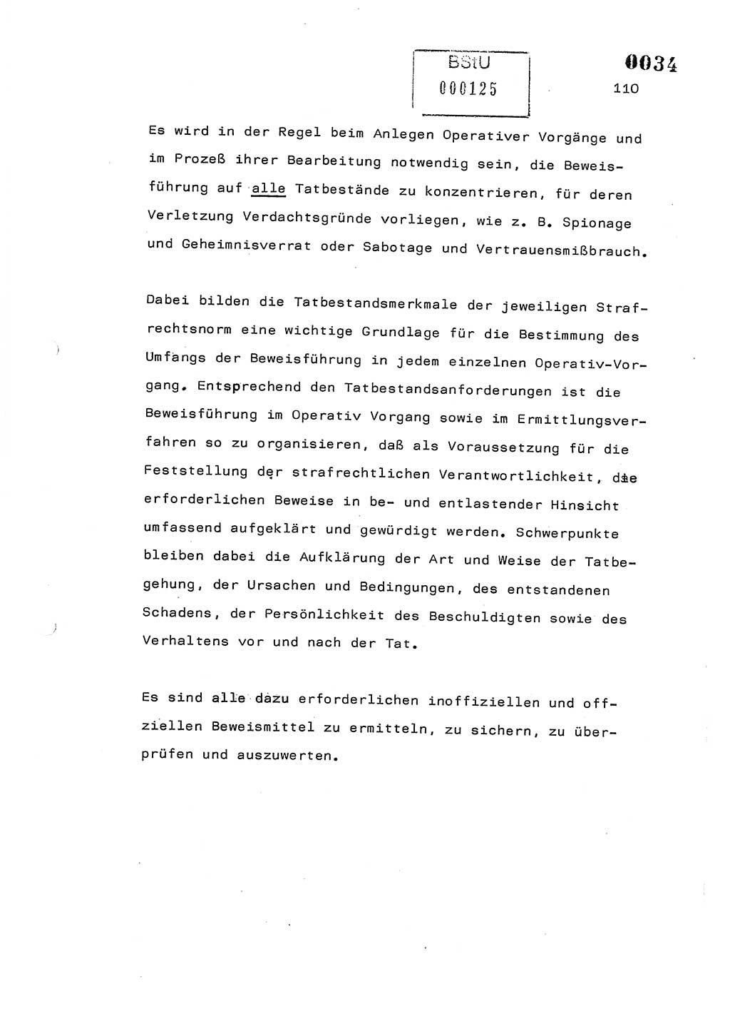 Referat des Genossen Minister (Generaloberst Erich Mielke) am 2. Beratungstag der zentralen Dienstkonferenz am 5.-6.7.1979, Zum 3. Strafrechtsänderungsgesetz sowie zu den Änderungen des Paß- und Ausländerrechts bzw. zoll- und devisenrechtlicher Bestimmungen der DDR [Ministerium für Staatssicherheit (MfS), Deutsche Demokratische Republik (DDR), Der Minister], Berlin 1979, Seite 110 (Ref. DK 2. Ber.-Tg. DDR MfS Min. /79 1979, S. 110)