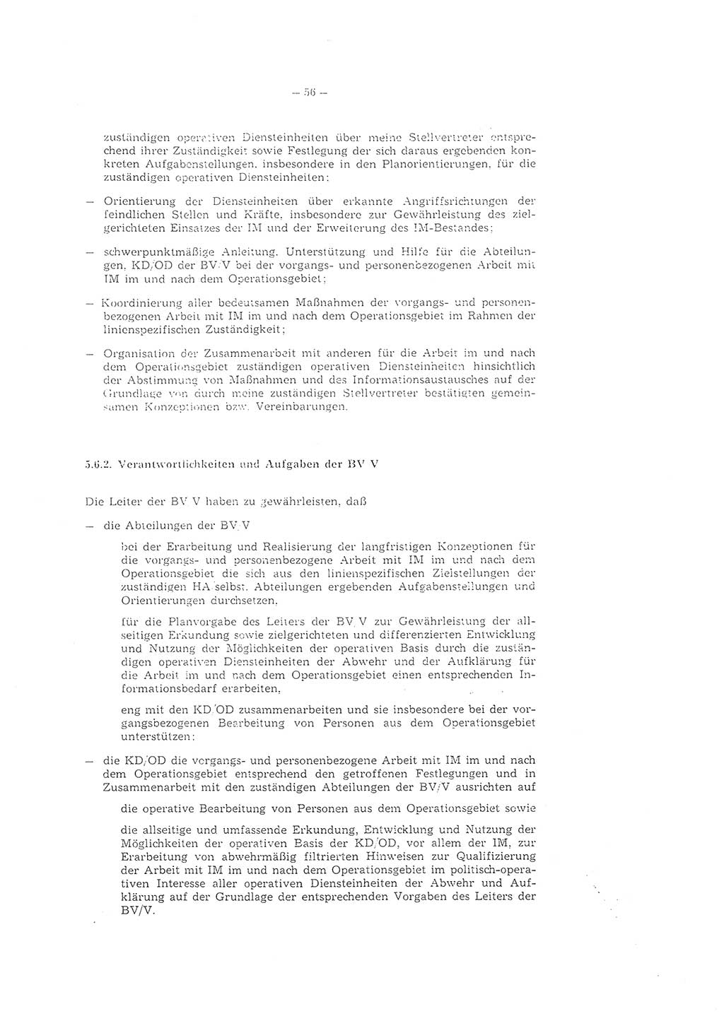 Richtlinie 1/79 für die Arbeit mit Inoffiziellen Mitarbeitern (IM) und Gesellschaftlichen Mitarbeitern für Sicherheit (GMS), Deutsche Demokratische Republik (DDR), Ministerium für Staatssicherheit (MfS), Der Minister (Mielke), Geheime Verschlußsache (GVS) ooo8-1/79, Berlin 1979, Seite 56 (RL 1/79 DDR MfS Min. GVS ooo8-1/79 1979, S. 56)