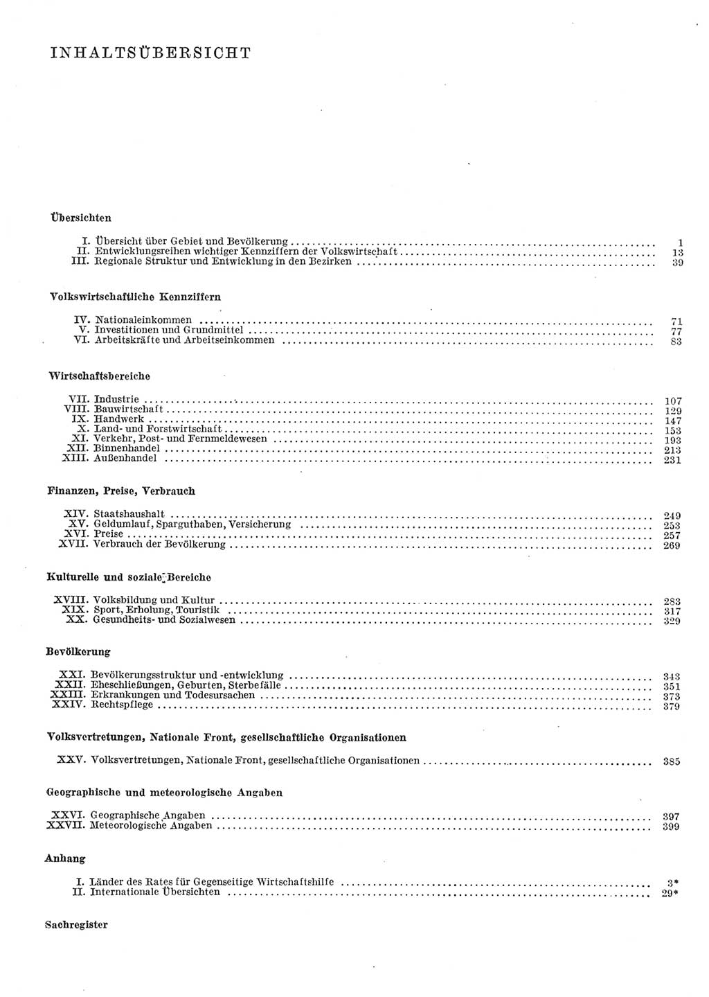Statistisches Jahrbuch der Deutschen Demokratischen Republik (DDR) 1979, Seite 6 (Stat. Jb. DDR 1979, S. 6)