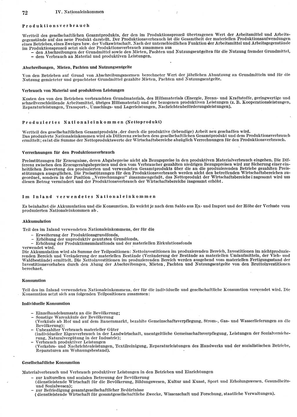 Statistisches Jahrbuch der Deutschen Demokratischen Republik (DDR) 1979, Seite 72 (Stat. Jb. DDR 1979, S. 72)