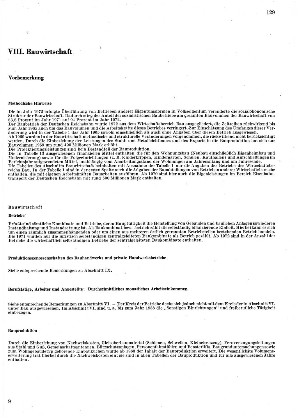 Statistisches Jahrbuch der Deutschen Demokratischen Republik (DDR) 1979, Seite 129 (Stat. Jb. DDR 1979, S. 129)