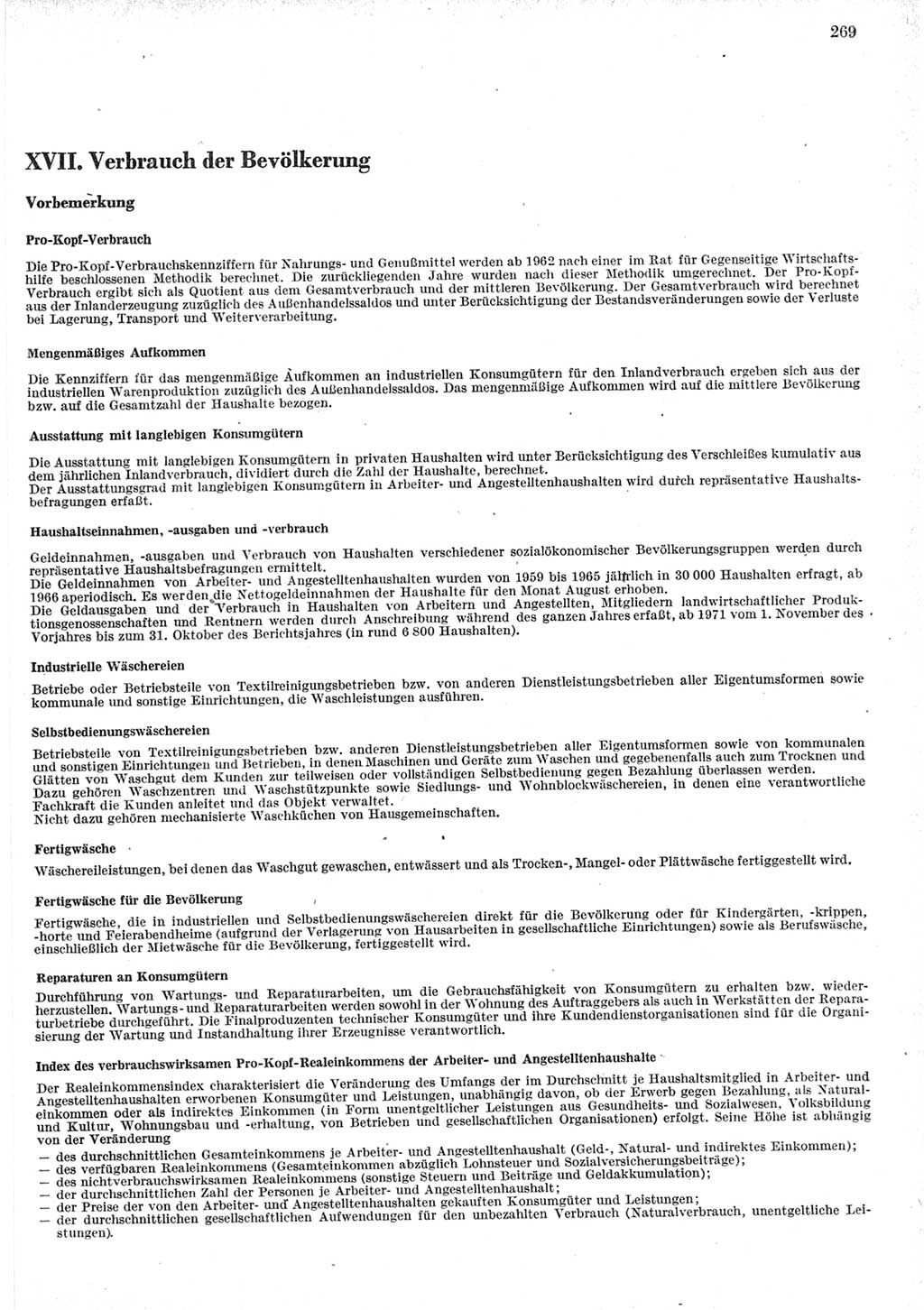 Statistisches Jahrbuch der Deutschen Demokratischen Republik (DDR) 1979, Seite 269 (Stat. Jb. DDR 1979, S. 269)