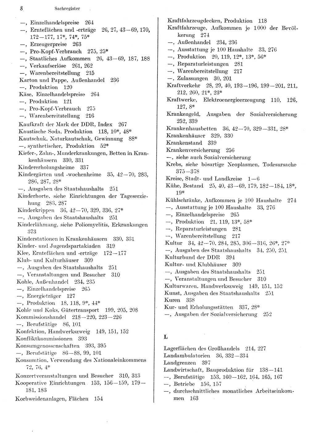 Statistisches Jahrbuch der Deutschen Demokratischen Republik (DDR) 1979, Seite 8 (Stat. Jb. DDR 1979, S. 8)