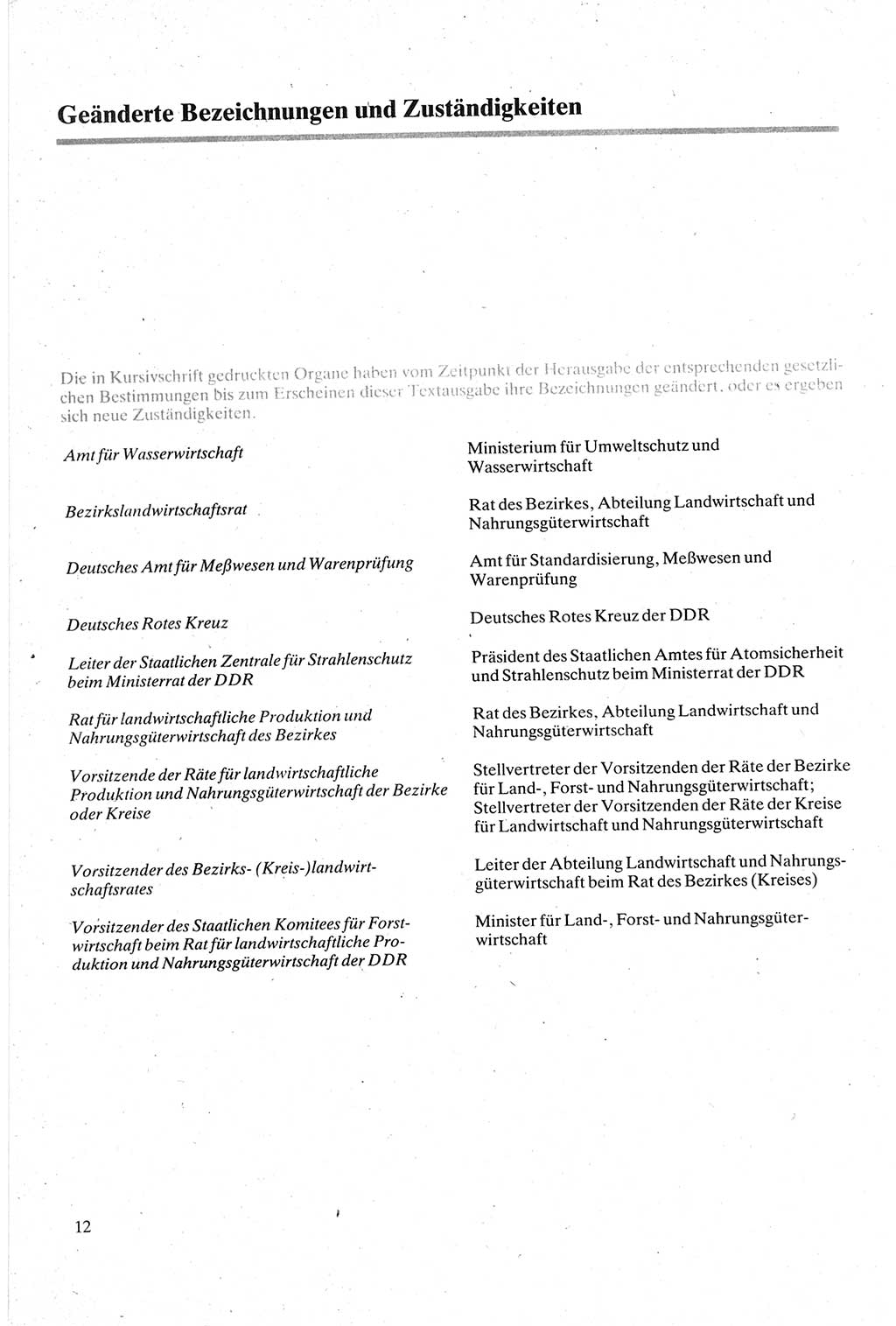 Strafgesetzbuch (StGB) der Deutschen Demokratischen Republik (DDR) sowie angrenzende Gesetze und Bestimmungen 1979, Seite 12 (StGB DDR Ges. Best. 1979, S. 12)