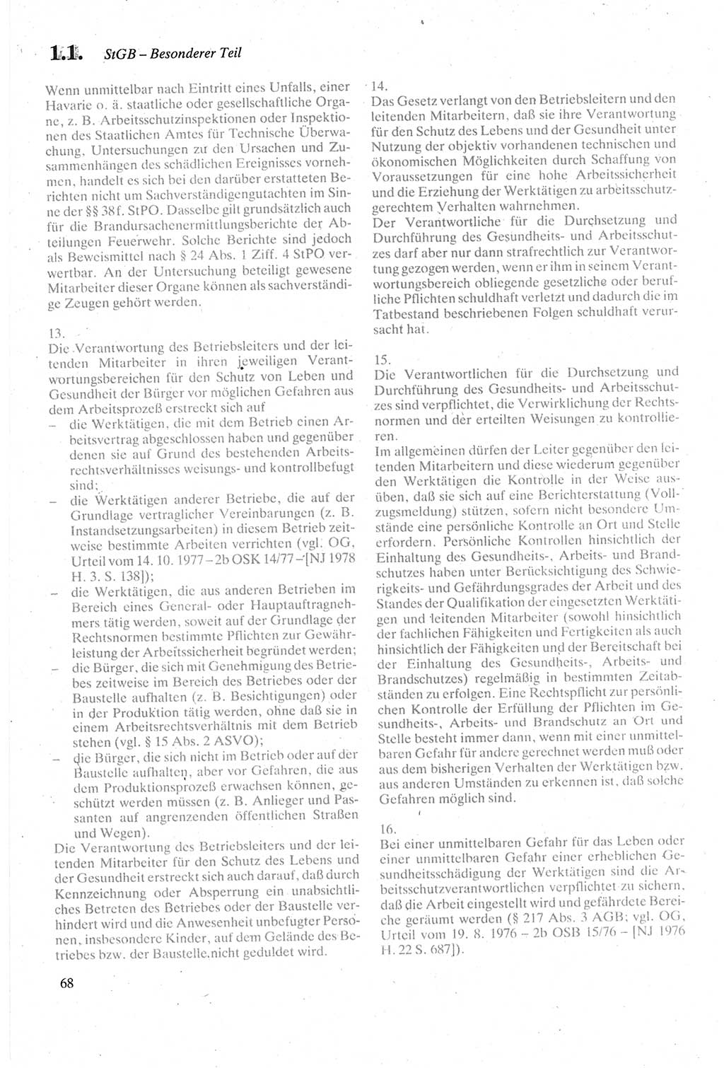 Strafgesetzbuch (StGB) der Deutschen Demokratischen Republik (DDR) sowie angrenzende Gesetze und Bestimmungen 1979, Seite 68 (StGB DDR Ges. Best. 1979, S. 68)