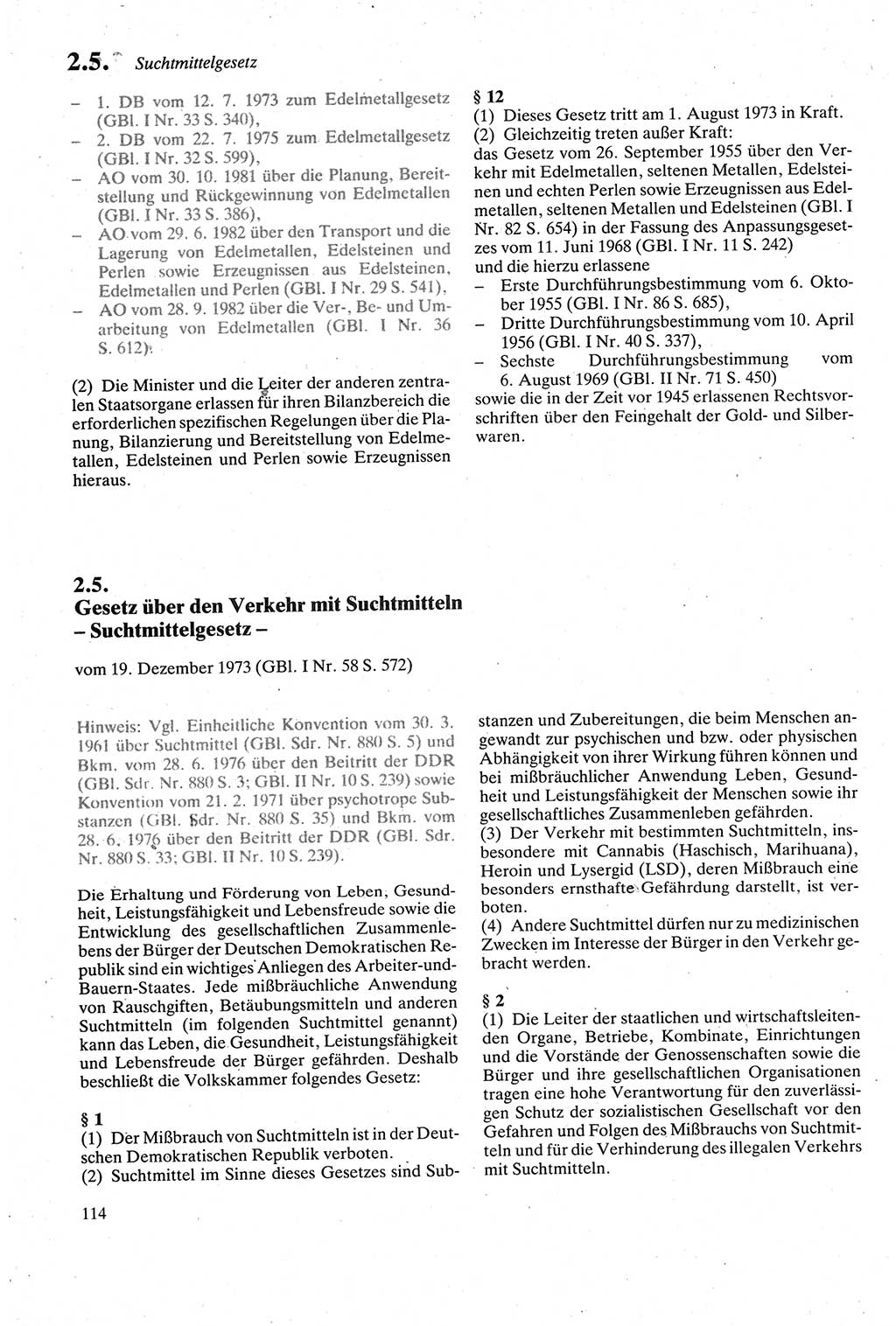 Strafgesetzbuch (StGB) der Deutschen Demokratischen Republik (DDR) sowie angrenzende Gesetze und Bestimmungen 1979, Seite 114 (StGB DDR Ges. Best. 1979, S. 114)