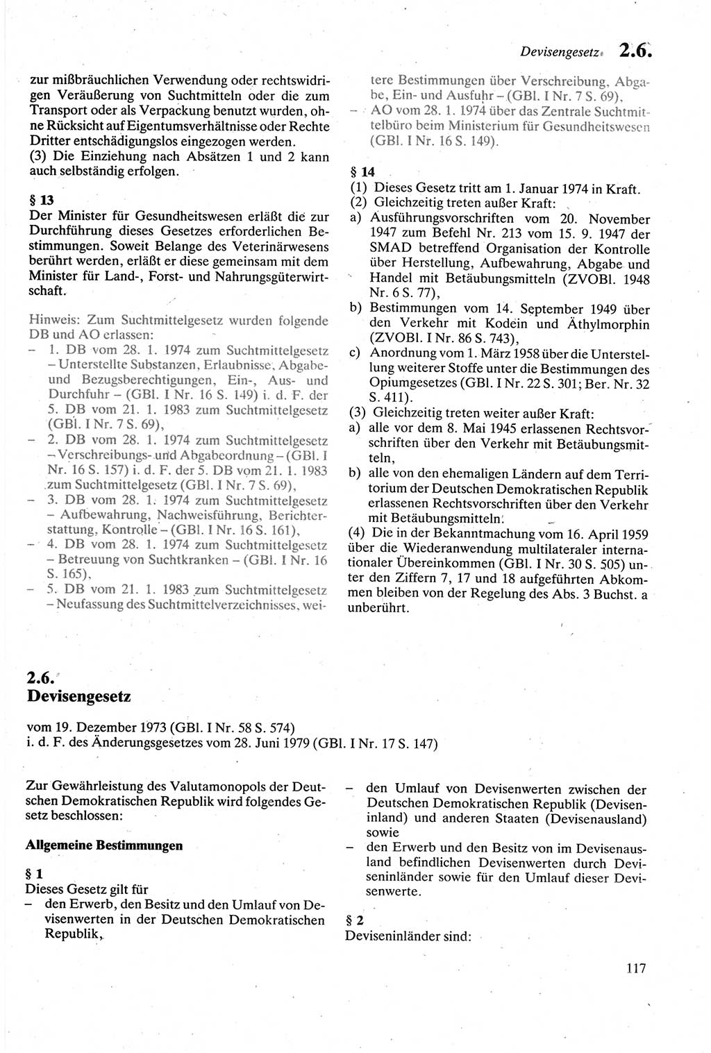 Strafgesetzbuch (StGB) der Deutschen Demokratischen Republik (DDR) sowie angrenzende Gesetze und Bestimmungen 1979, Seite 117 (StGB DDR Ges. Best. 1979, S. 117)
