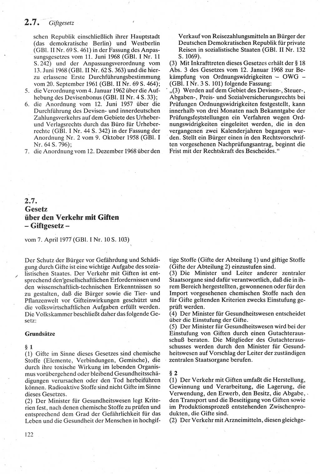 Strafgesetzbuch (StGB) der Deutschen Demokratischen Republik (DDR) sowie angrenzende Gesetze und Bestimmungen 1979, Seite 122 (StGB DDR Ges. Best. 1979, S. 122)