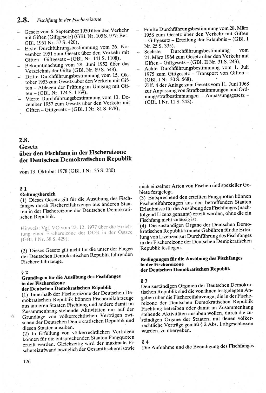 Strafgesetzbuch (StGB) der Deutschen Demokratischen Republik (DDR) sowie angrenzende Gesetze und Bestimmungen 1979, Seite 126 (StGB DDR Ges. Best. 1979, S. 126)