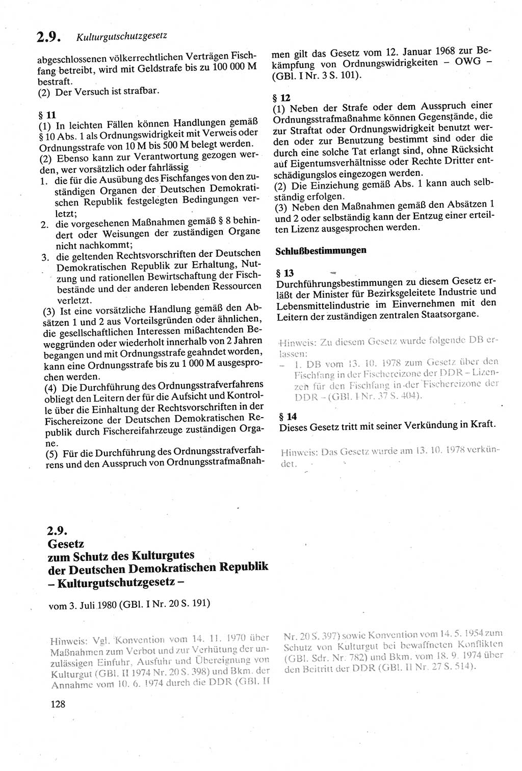 Strafgesetzbuch (StGB) der Deutschen Demokratischen Republik (DDR) sowie angrenzende Gesetze und Bestimmungen 1979, Seite 128 (StGB DDR Ges. Best. 1979, S. 128)