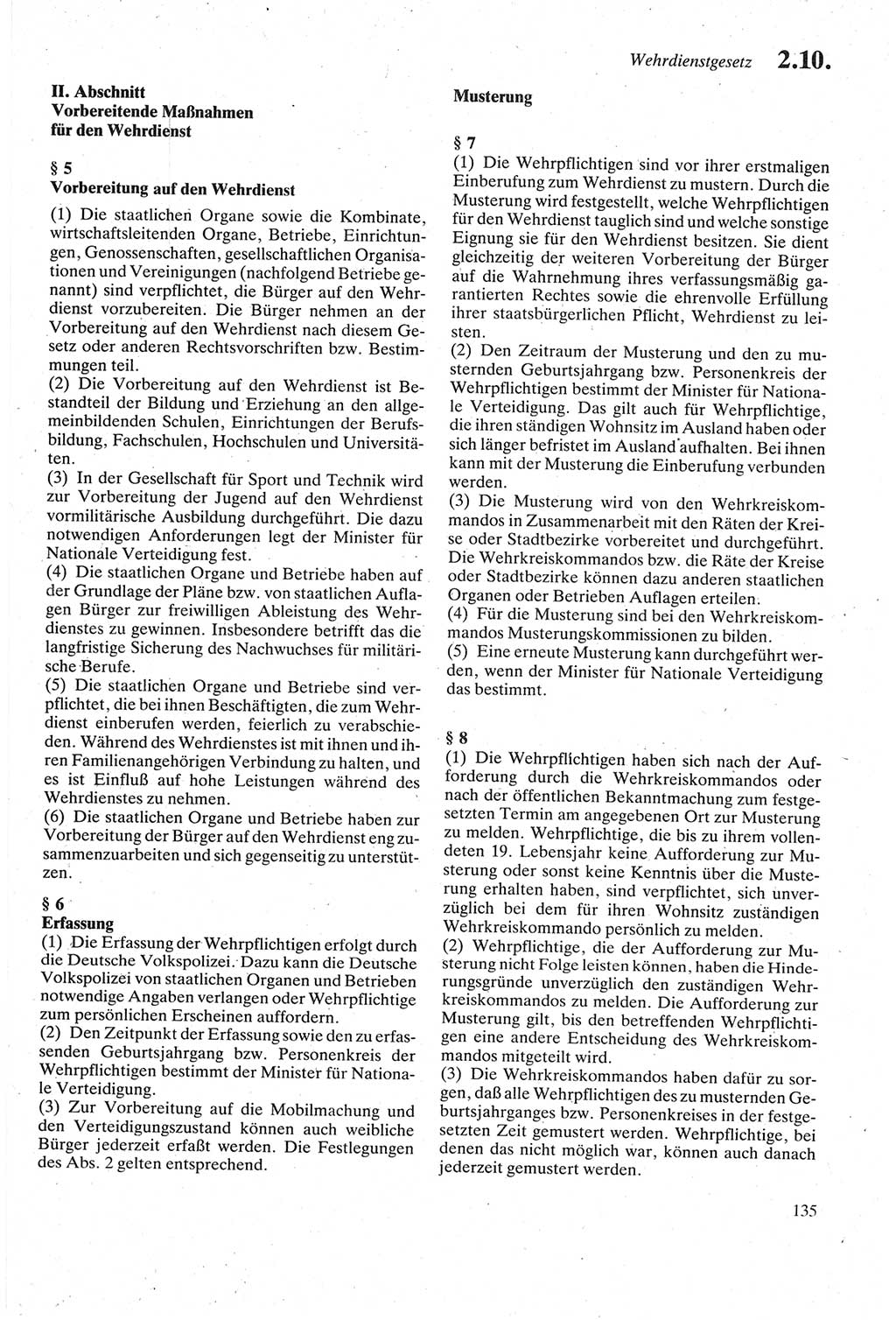 Strafgesetzbuch (StGB) der Deutschen Demokratischen Republik (DDR) sowie angrenzende Gesetze und Bestimmungen 1979, Seite 135 (StGB DDR Ges. Best. 1979, S. 135)