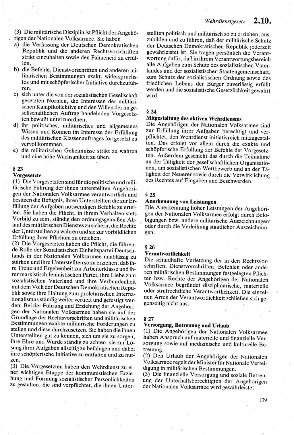 Strafgesetzbuch (StGB) der Deutschen Demokratischen Republik (DDR) sowie angrenzende Gesetze und Bestimmungen 1979, Seite 139 (StGB DDR Ges. Best. 1979, S. 139)