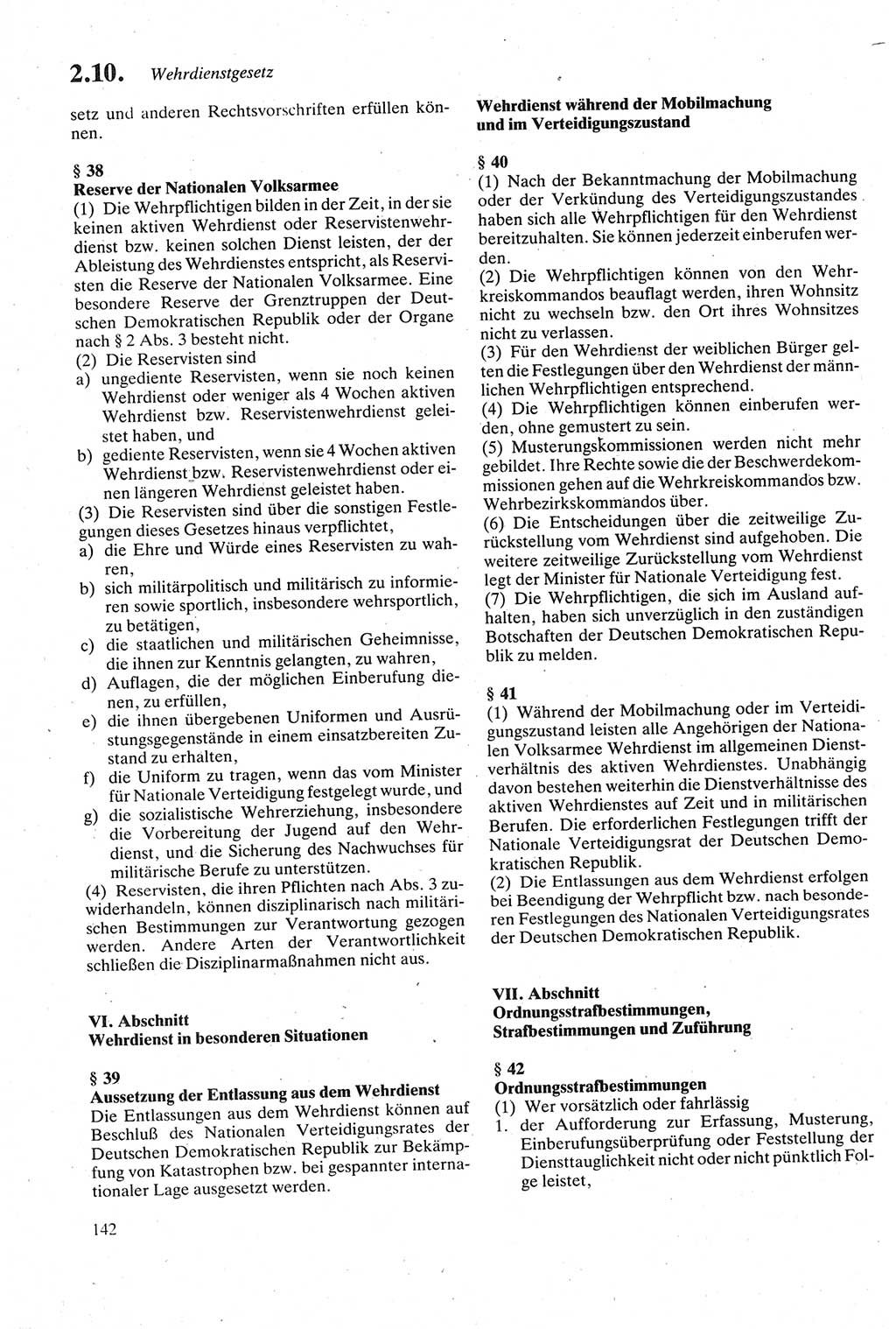Strafgesetzbuch (StGB) der Deutschen Demokratischen Republik (DDR) sowie angrenzende Gesetze und Bestimmungen 1979, Seite 142 (StGB DDR Ges. Best. 1979, S. 142)