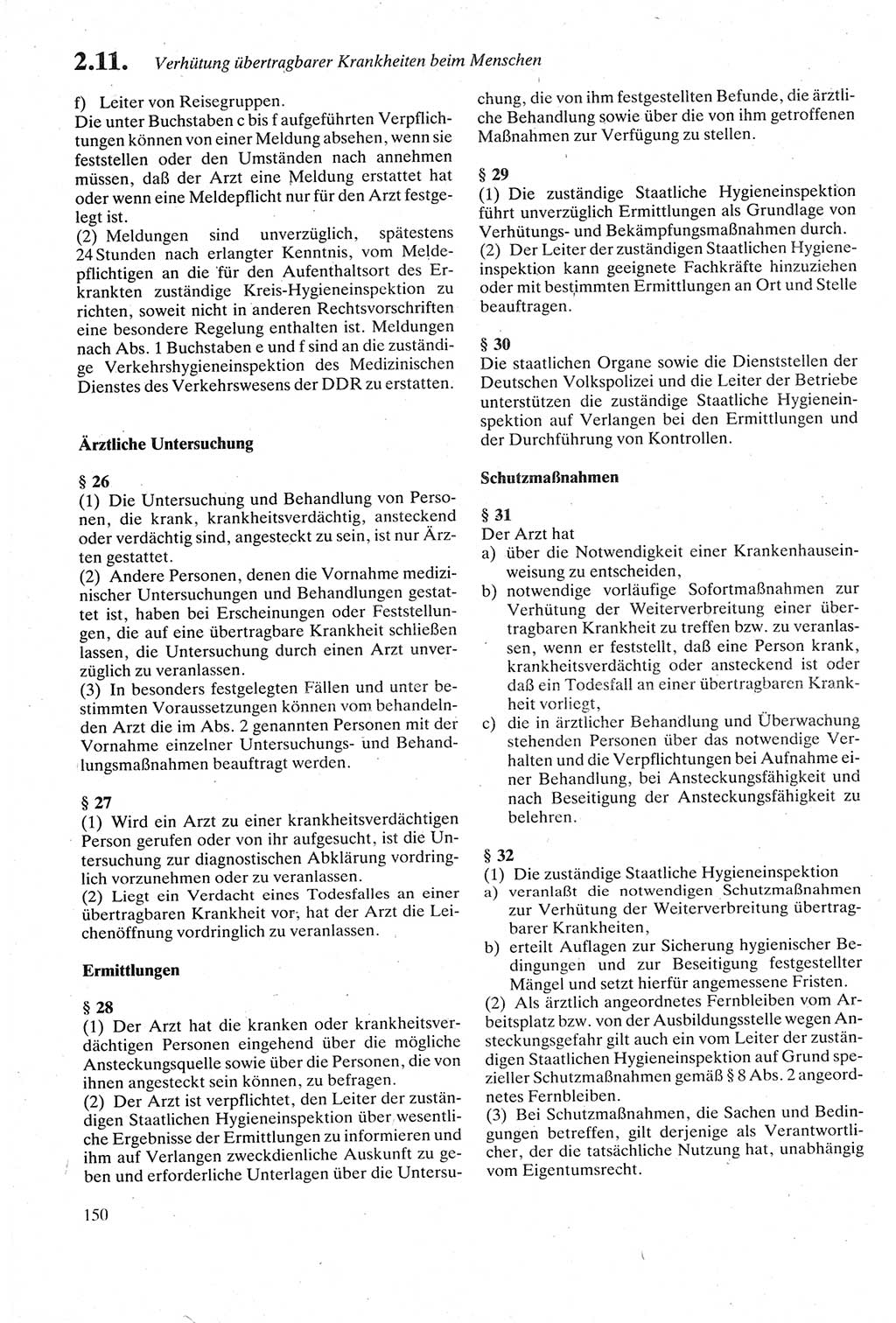Strafgesetzbuch (StGB) der Deutschen Demokratischen Republik (DDR) sowie angrenzende Gesetze und Bestimmungen 1979, Seite 150 (StGB DDR Ges. Best. 1979, S. 150)