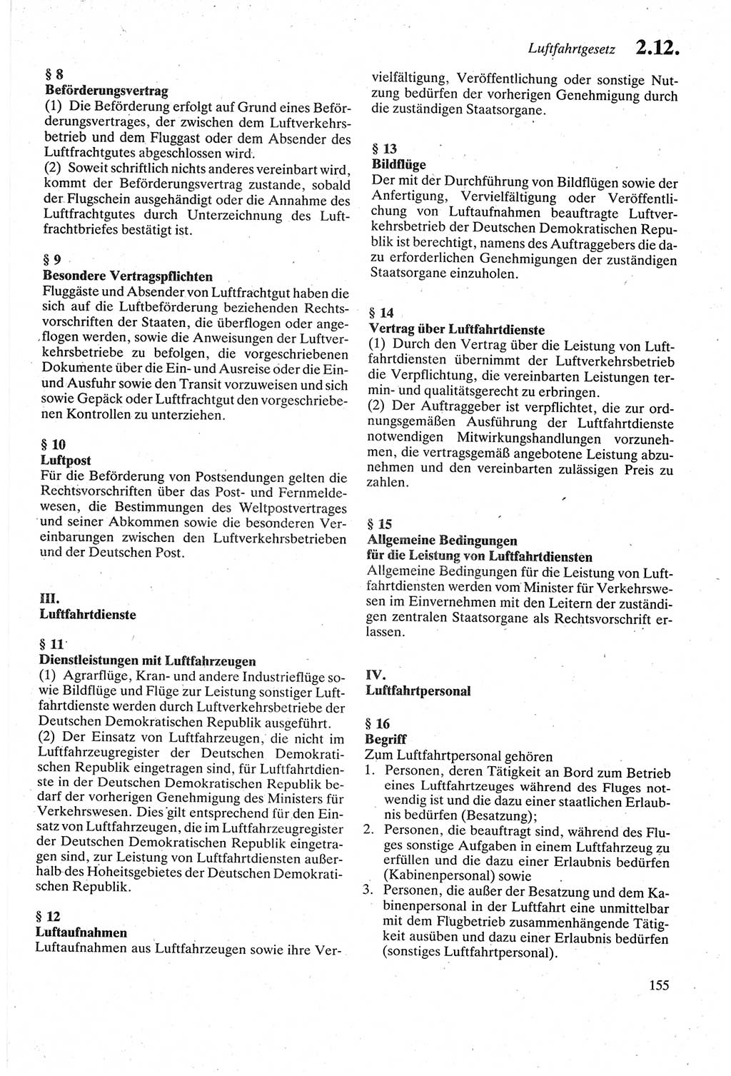Strafgesetzbuch (StGB) der Deutschen Demokratischen Republik (DDR) sowie angrenzende Gesetze und Bestimmungen 1979, Seite 155 (StGB DDR Ges. Best. 1979, S. 155)
