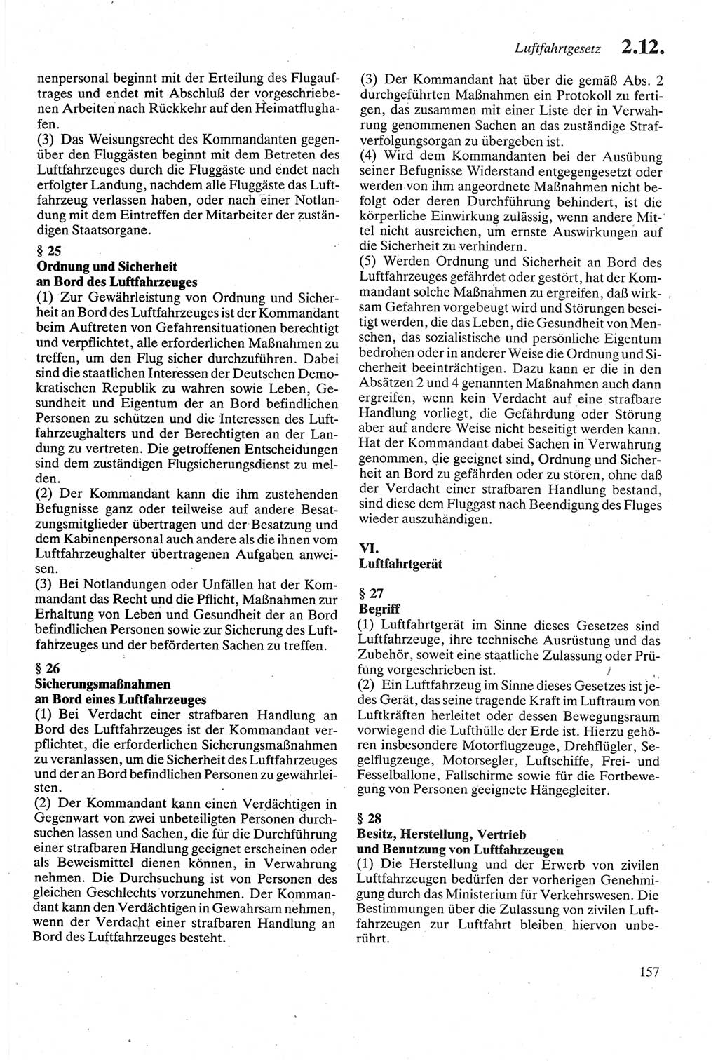 Strafgesetzbuch (StGB) der Deutschen Demokratischen Republik (DDR) sowie angrenzende Gesetze und Bestimmungen 1979, Seite 157 (StGB DDR Ges. Best. 1979, S. 157)