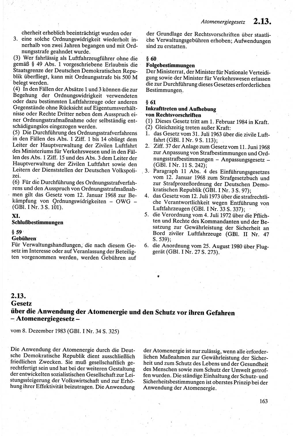 Strafgesetzbuch (StGB) der Deutschen Demokratischen Republik (DDR) sowie angrenzende Gesetze und Bestimmungen 1979, Seite 163 (StGB DDR Ges. Best. 1979, S. 163)