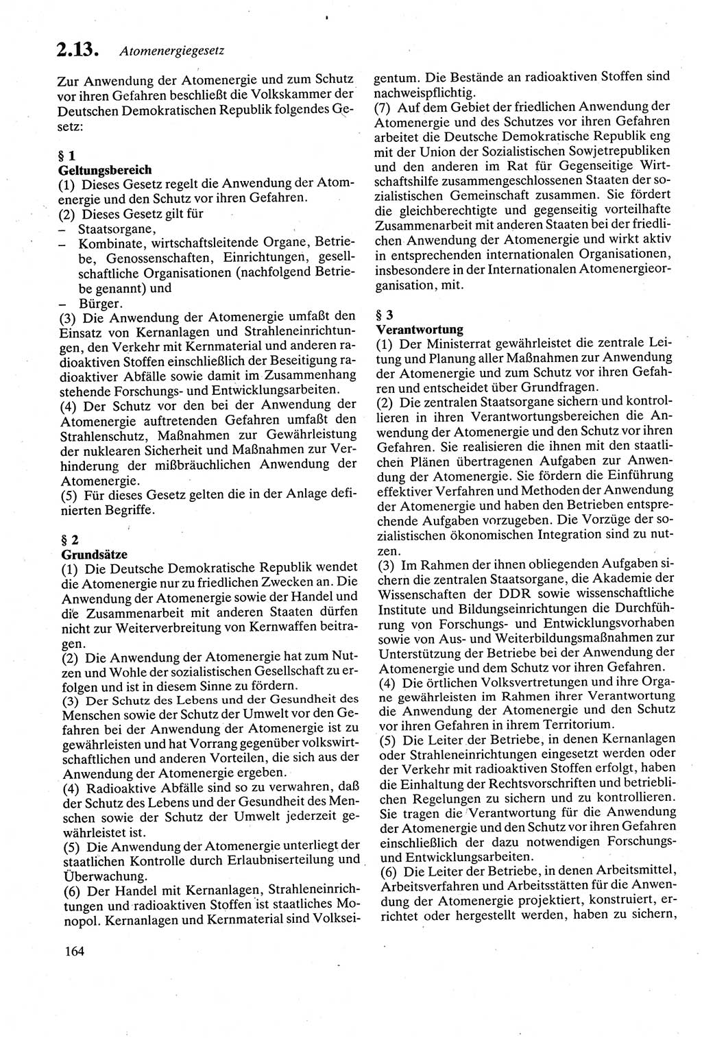 Strafgesetzbuch (StGB) der Deutschen Demokratischen Republik (DDR) sowie angrenzende Gesetze und Bestimmungen 1979, Seite 164 (StGB DDR Ges. Best. 1979, S. 164)