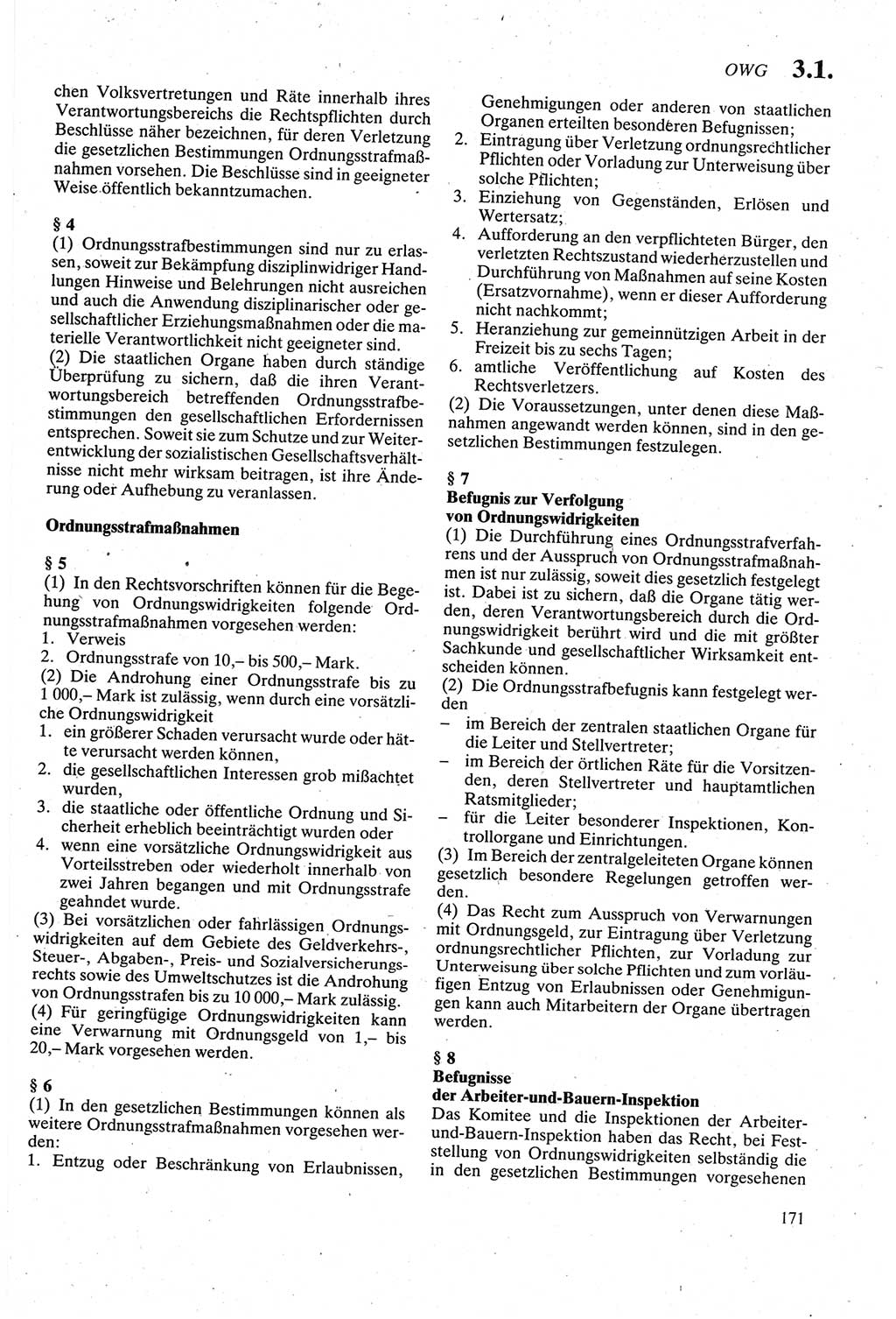 Strafgesetzbuch (StGB) der Deutschen Demokratischen Republik (DDR) sowie angrenzende Gesetze und Bestimmungen 1979, Seite 171 (StGB DDR Ges. Best. 1979, S. 171)