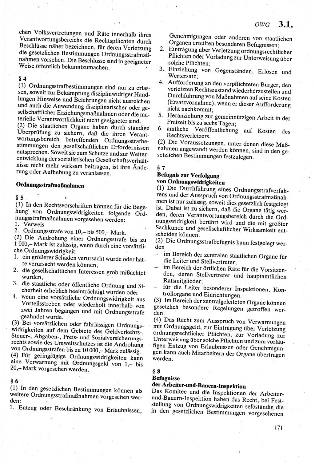 Strafgesetzbuch (StGB) der Deutschen Demokratischen Republik (DDR) sowie angrenzende Gesetze und Bestimmungen 1979, Seite 171 (StGB DDR Ges. Best. 1979, S. 171)