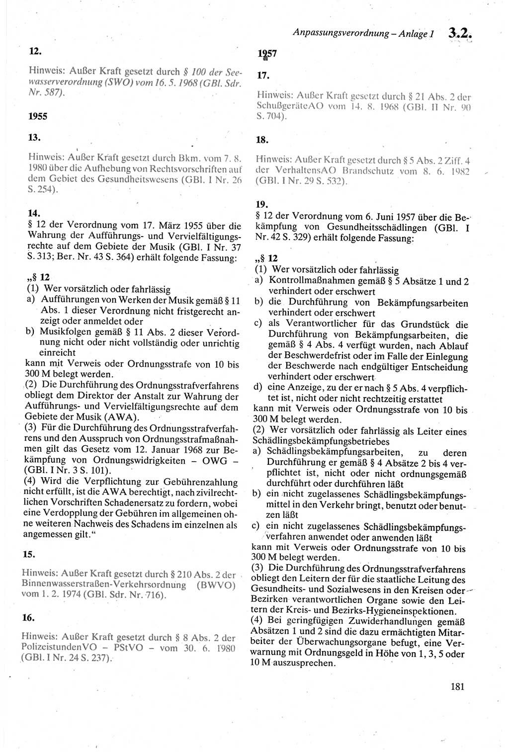 Strafgesetzbuch (StGB) der Deutschen Demokratischen Republik (DDR) sowie angrenzende Gesetze und Bestimmungen 1979, Seite 181 (StGB DDR Ges. Best. 1979, S. 181)