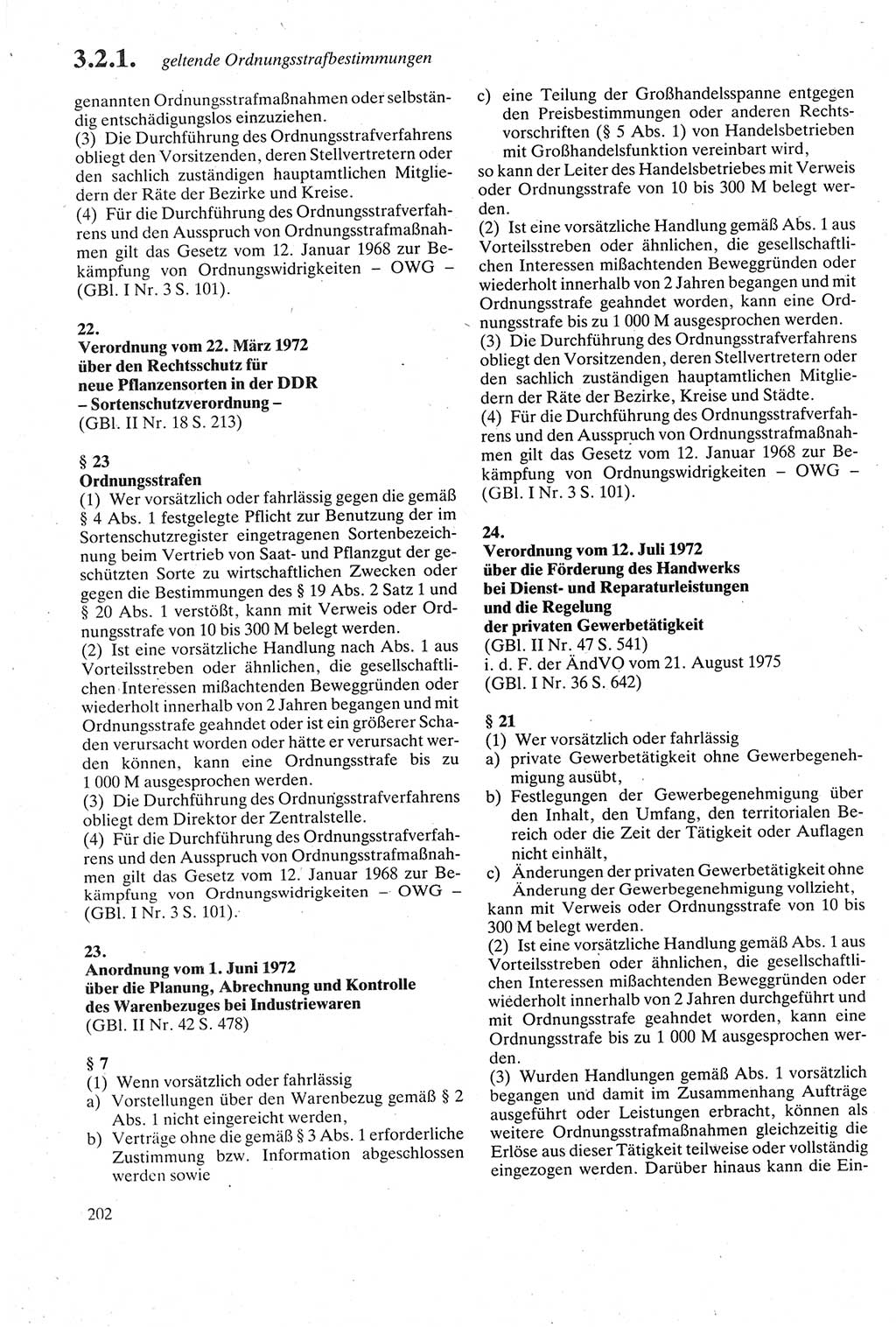 Strafgesetzbuch (StGB) der Deutschen Demokratischen Republik (DDR) sowie angrenzende Gesetze und Bestimmungen 1979, Seite 202 (StGB DDR Ges. Best. 1979, S. 202)