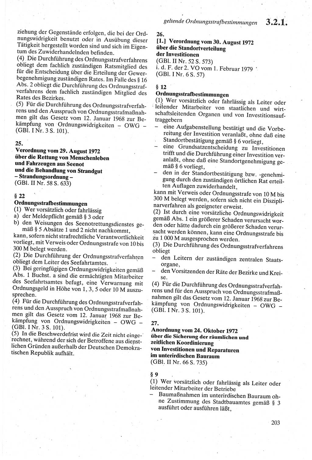 Strafgesetzbuch (StGB) der Deutschen Demokratischen Republik (DDR) sowie angrenzende Gesetze und Bestimmungen 1979, Seite 203 (StGB DDR Ges. Best. 1979, S. 203)