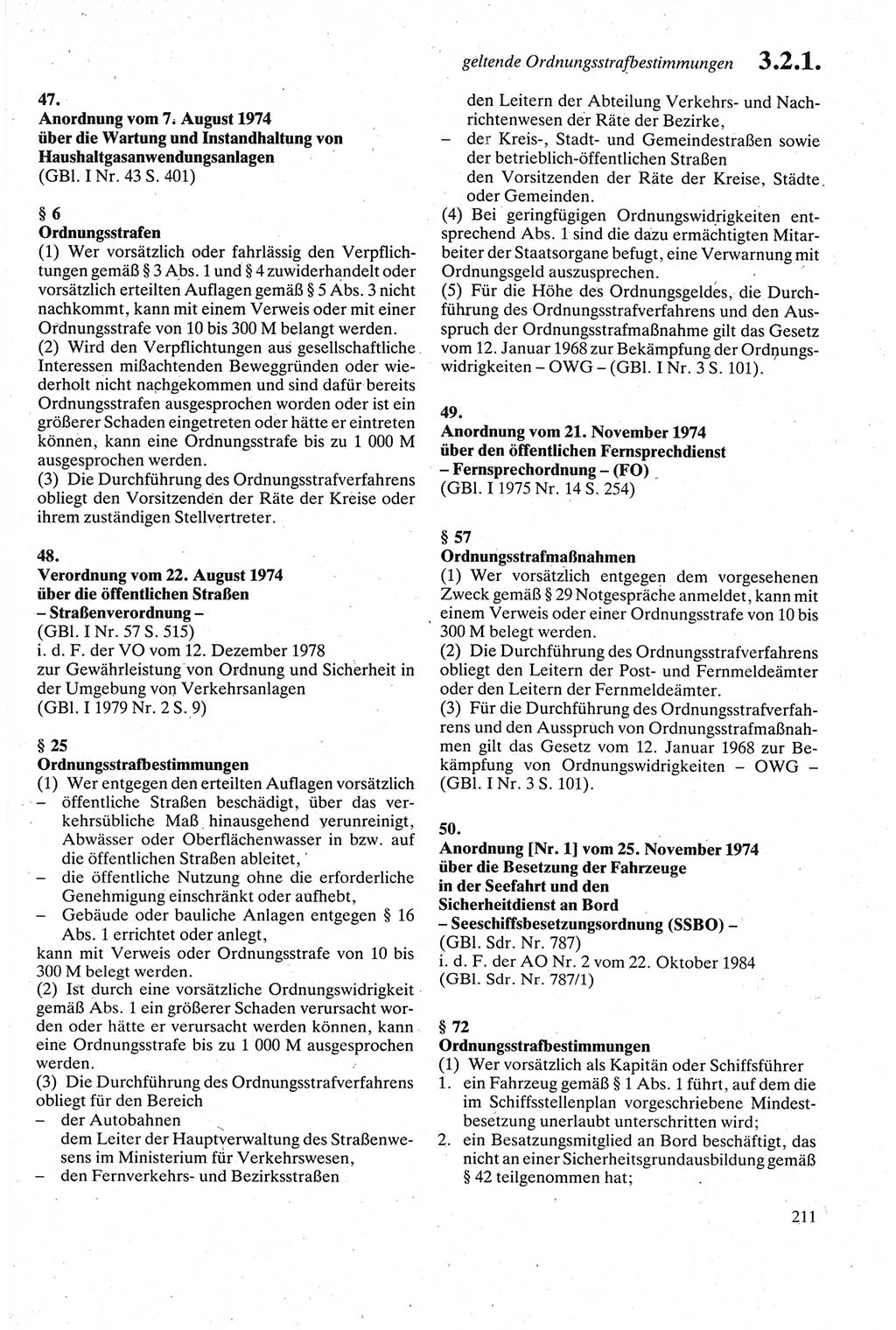 Strafgesetzbuch (StGB) der Deutschen Demokratischen Republik (DDR) sowie angrenzende Gesetze und Bestimmungen 1979, Seite 211 (StGB DDR Ges. Best. 1979, S. 211)