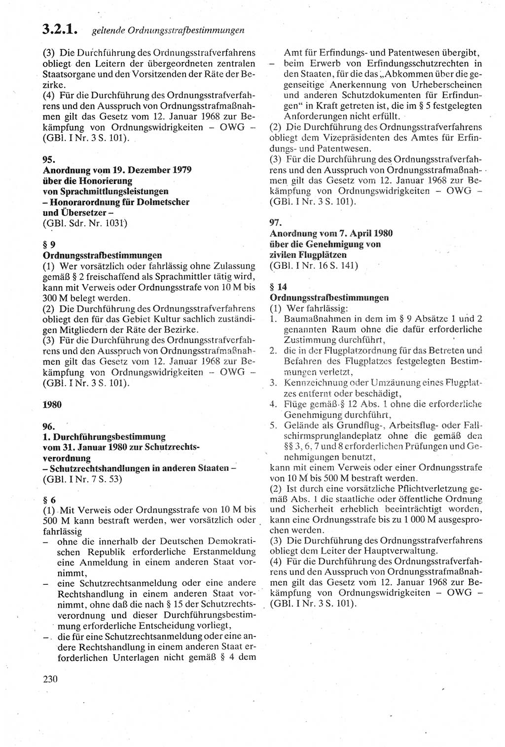 Strafgesetzbuch (StGB) der Deutschen Demokratischen Republik (DDR) sowie angrenzende Gesetze und Bestimmungen 1979, Seite 230 (StGB DDR Ges. Best. 1979, S. 230)