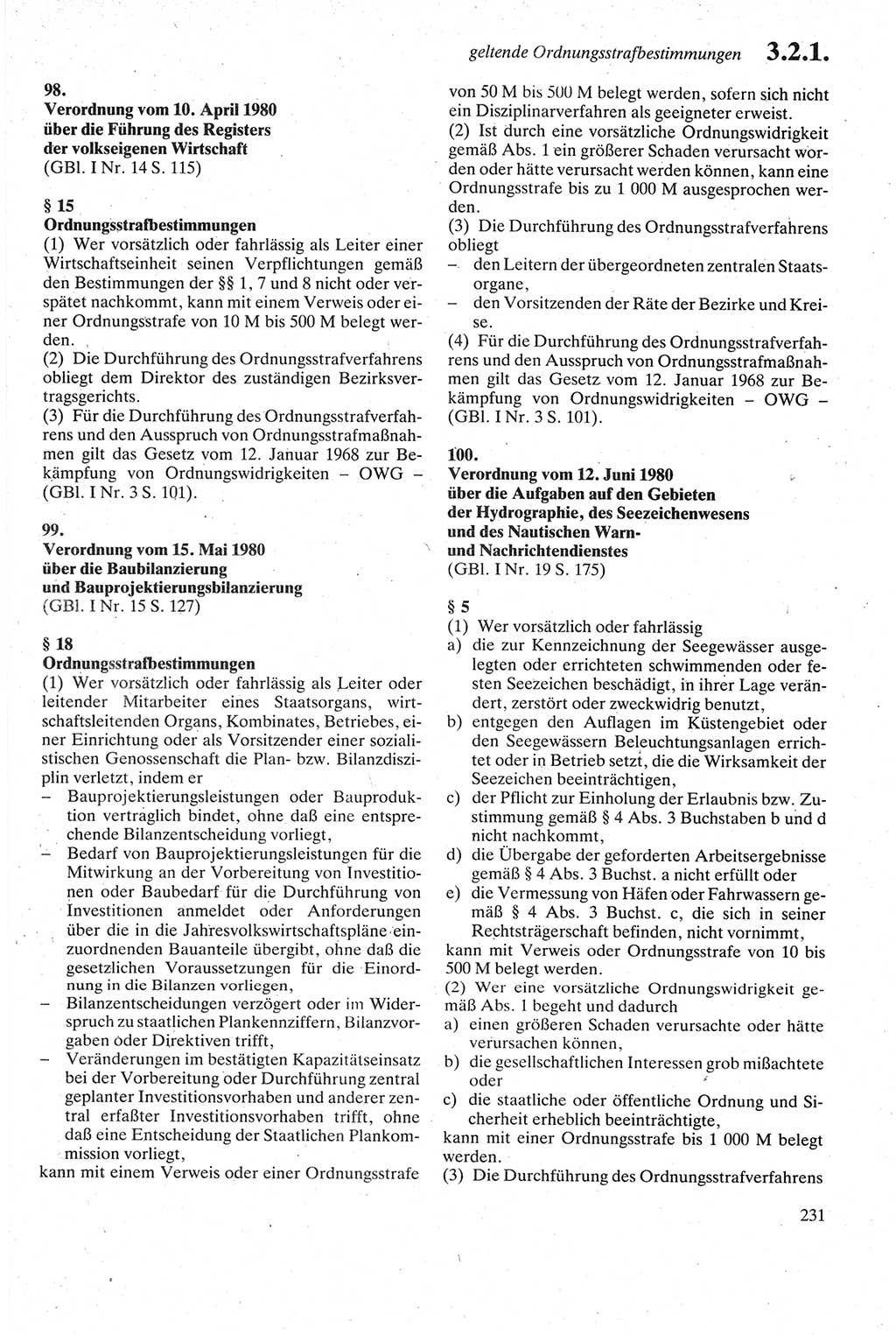 Strafgesetzbuch (StGB) der Deutschen Demokratischen Republik (DDR) sowie angrenzende Gesetze und Bestimmungen 1979, Seite 231 (StGB DDR Ges. Best. 1979, S. 231)