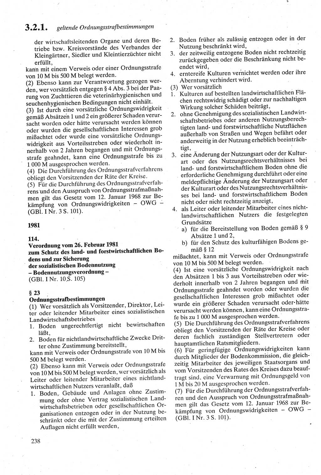 Strafgesetzbuch (StGB) der Deutschen Demokratischen Republik (DDR) sowie angrenzende Gesetze und Bestimmungen 1979, Seite 238 (StGB DDR Ges. Best. 1979, S. 238)