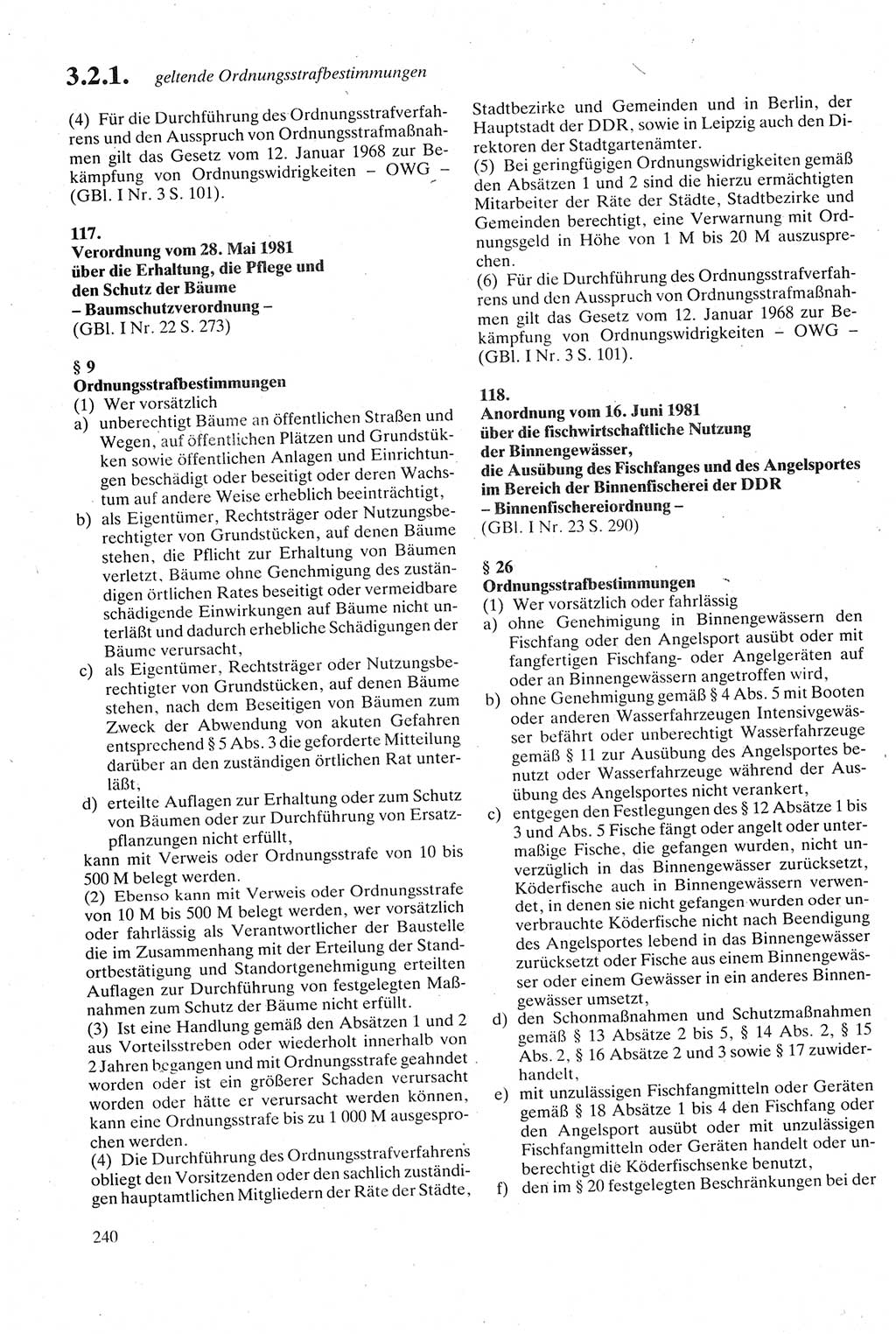 Strafgesetzbuch (StGB) der Deutschen Demokratischen Republik (DDR) sowie angrenzende Gesetze und Bestimmungen 1979, Seite 240 (StGB DDR Ges. Best. 1979, S. 240)
