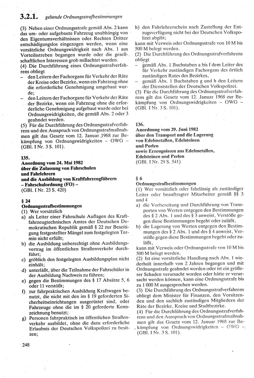 Strafgesetzbuch (StGB) der Deutschen Demokratischen Republik (DDR) sowie angrenzende Gesetze und Bestimmungen 1979, Seite 248 (StGB DDR Ges. Best. 1979, S. 248)