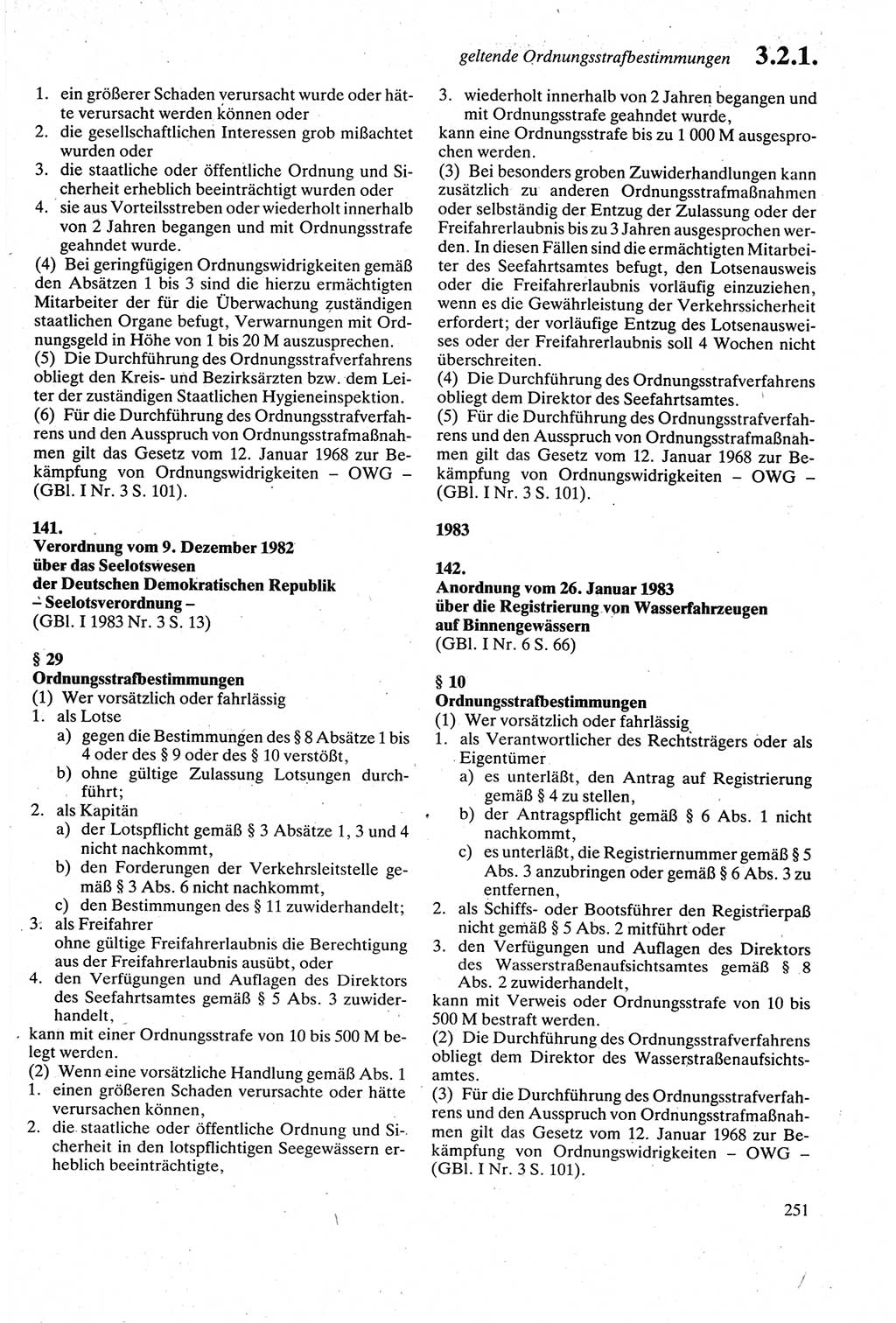 Strafgesetzbuch (StGB) der Deutschen Demokratischen Republik (DDR) sowie angrenzende Gesetze und Bestimmungen 1979, Seite 251 (StGB DDR Ges. Best. 1979, S. 251)