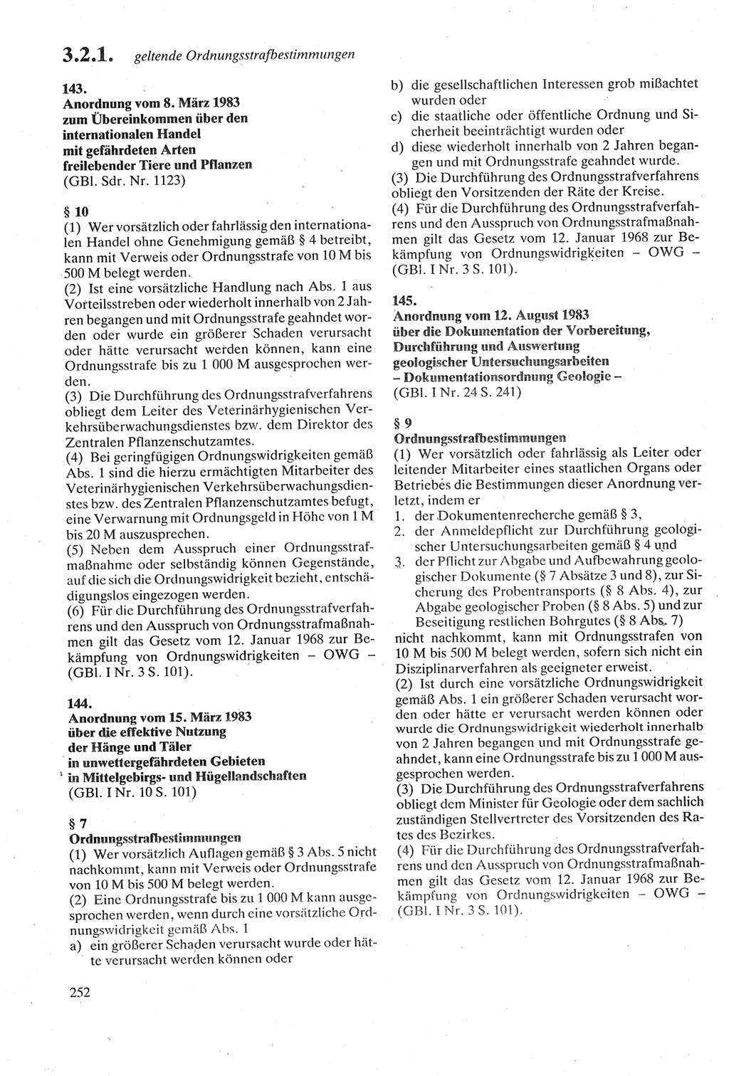 Strafgesetzbuch (StGB) der Deutschen Demokratischen Republik (DDR) sowie angrenzende Gesetze und Bestimmungen 1979, Seite 252 (StGB DDR Ges. Best. 1979, S. 252)