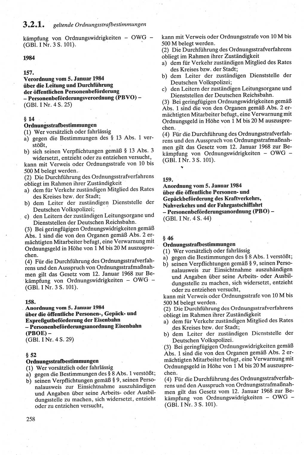 Strafgesetzbuch (StGB) der Deutschen Demokratischen Republik (DDR) sowie angrenzende Gesetze und Bestimmungen 1979, Seite 258 (StGB DDR Ges. Best. 1979, S. 258)