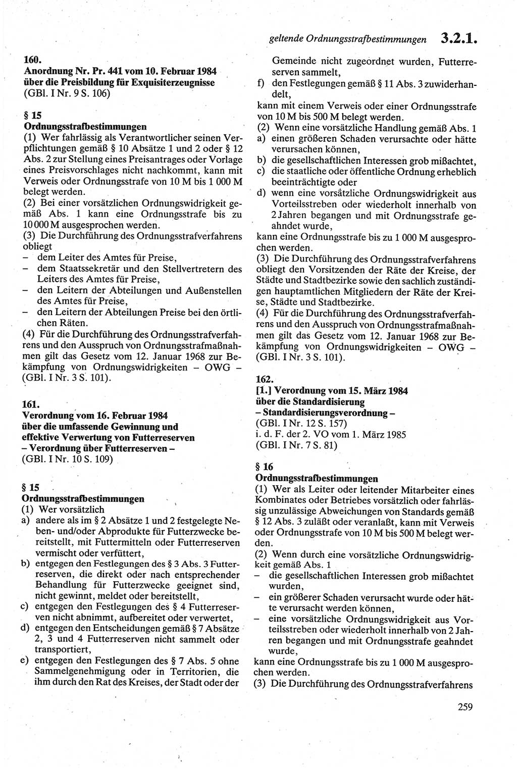 Strafgesetzbuch (StGB) der Deutschen Demokratischen Republik (DDR) sowie angrenzende Gesetze und Bestimmungen 1979, Seite 259 (StGB DDR Ges. Best. 1979, S. 259)