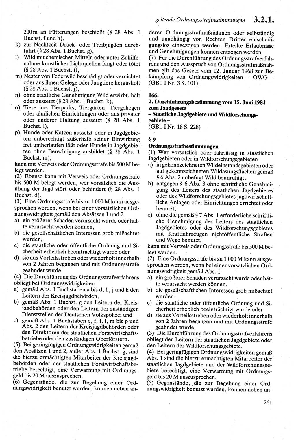 Strafgesetzbuch (StGB) der Deutschen Demokratischen Republik (DDR) sowie angrenzende Gesetze und Bestimmungen 1979, Seite 261 (StGB DDR Ges. Best. 1979, S. 261)