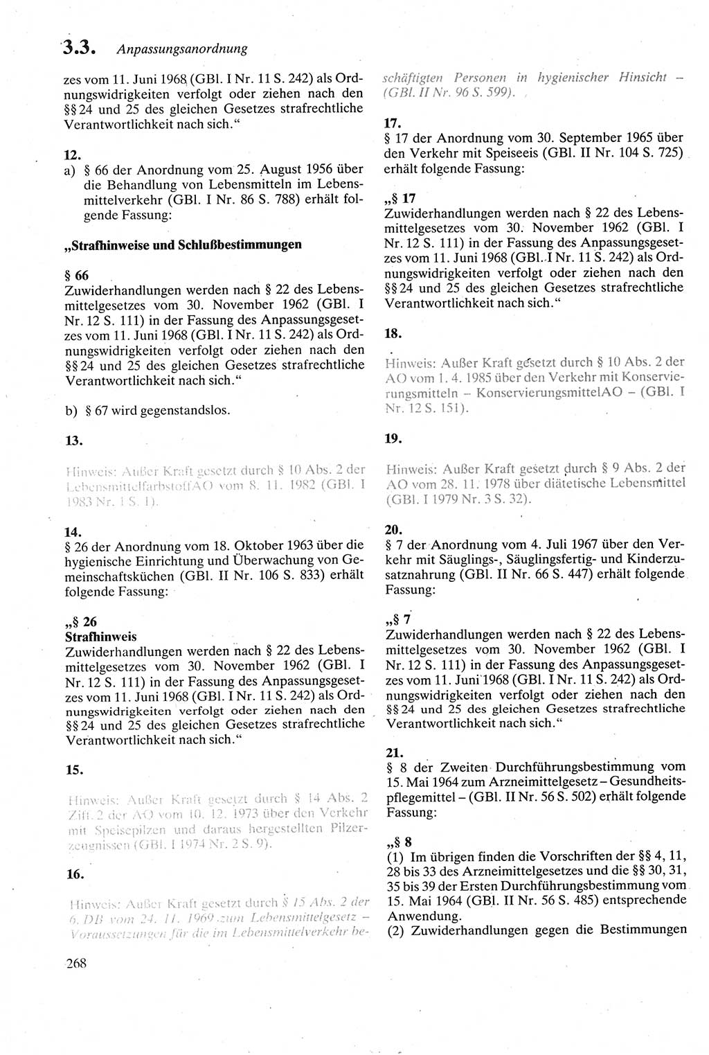 Strafgesetzbuch (StGB) der Deutschen Demokratischen Republik (DDR) sowie angrenzende Gesetze und Bestimmungen 1979, Seite 268 (StGB DDR Ges. Best. 1979, S. 268)