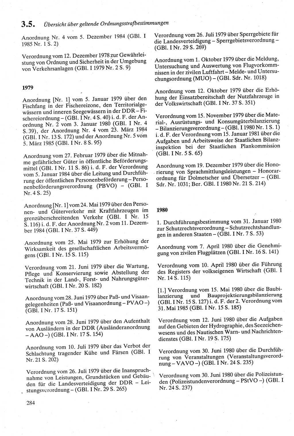 Strafgesetzbuch (StGB) der Deutschen Demokratischen Republik (DDR) sowie angrenzende Gesetze und Bestimmungen 1979, Seite 284 (StGB DDR Ges. Best. 1979, S. 284)