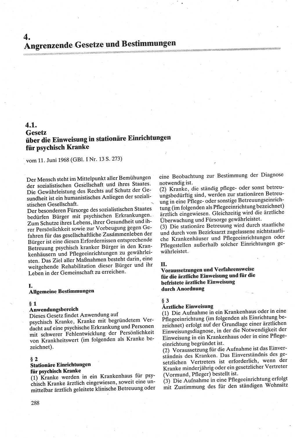 Strafgesetzbuch (StGB) der Deutschen Demokratischen Republik (DDR) sowie angrenzende Gesetze und Bestimmungen 1979, Seite 288 (StGB DDR Ges. Best. 1979, S. 288)