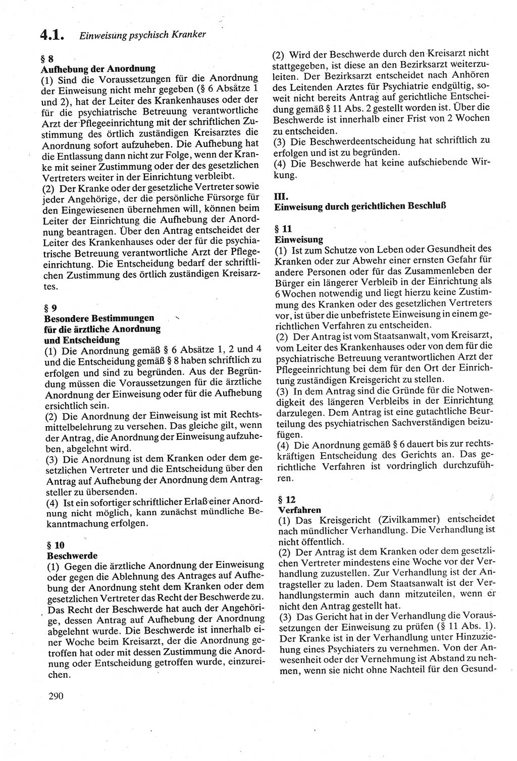 Strafgesetzbuch (StGB) der Deutschen Demokratischen Republik (DDR) sowie angrenzende Gesetze und Bestimmungen 1979, Seite 290 (StGB DDR Ges. Best. 1979, S. 290)