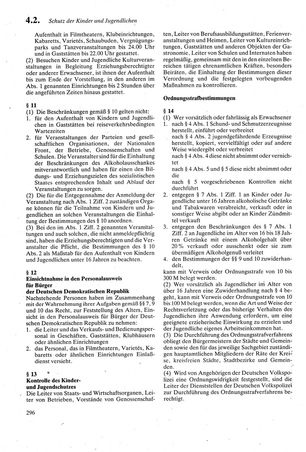 Strafgesetzbuch (StGB) der Deutschen Demokratischen Republik (DDR) sowie angrenzende Gesetze und Bestimmungen 1979, Seite 296 (StGB DDR Ges. Best. 1979, S. 296)