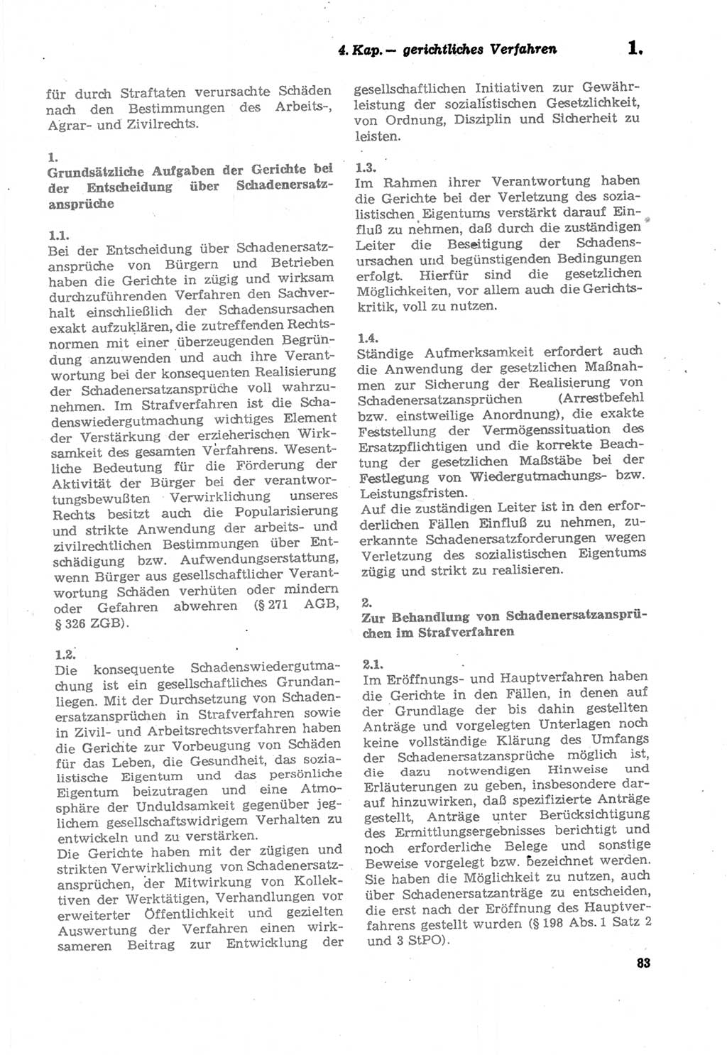 Strafprozeßordnung (StPO) der Deutschen Demokratischen Republik (DDR) sowie angrenzende Gesetze und Bestimmungen 1979, Seite 83 (StPO DDR Ges. Best. 1979, S. 83)