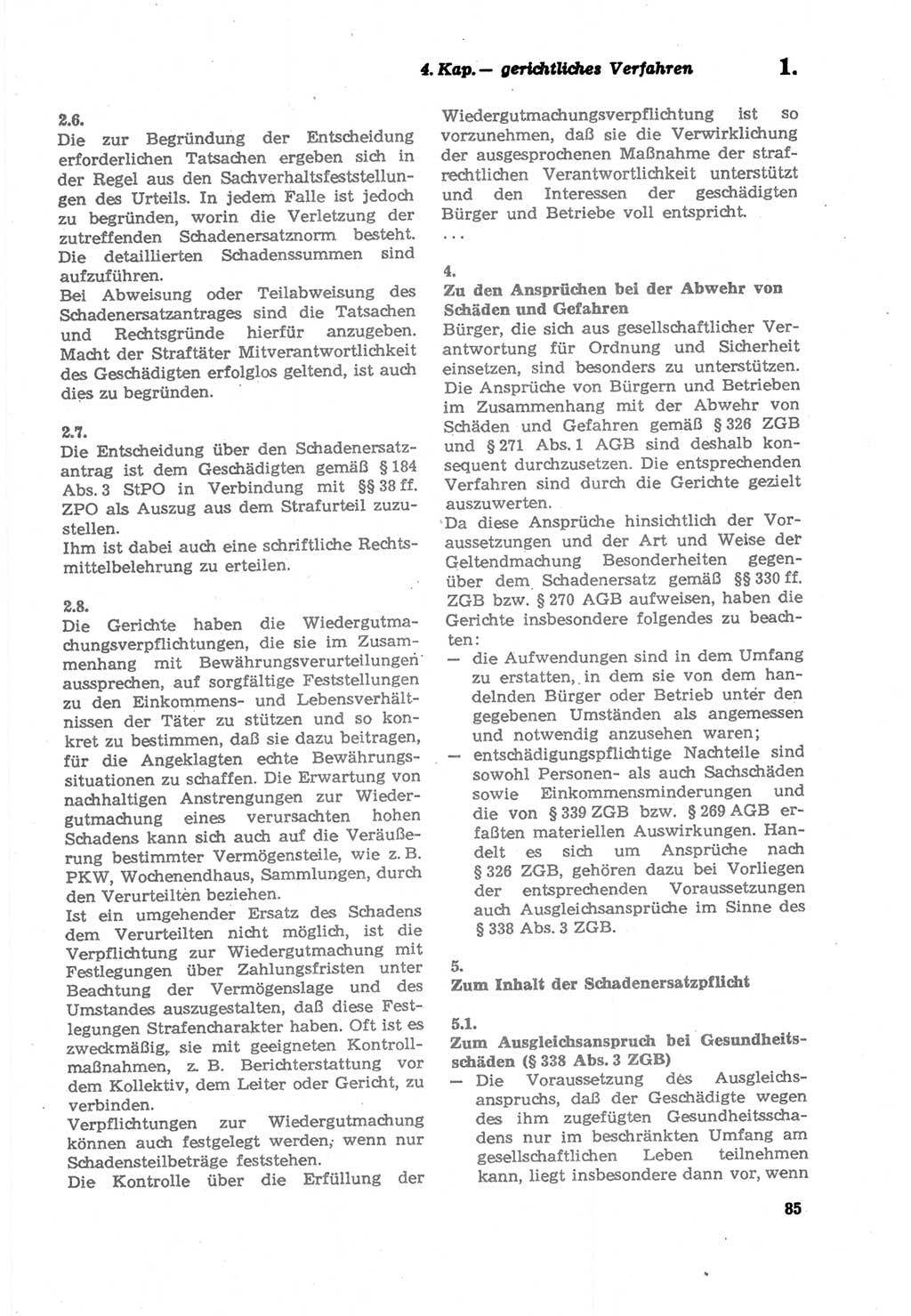 Strafprozeßordnung (StPO) der Deutschen Demokratischen Republik (DDR) sowie angrenzende Gesetze und Bestimmungen 1979, Seite 85 (StPO DDR Ges. Best. 1979, S. 85)