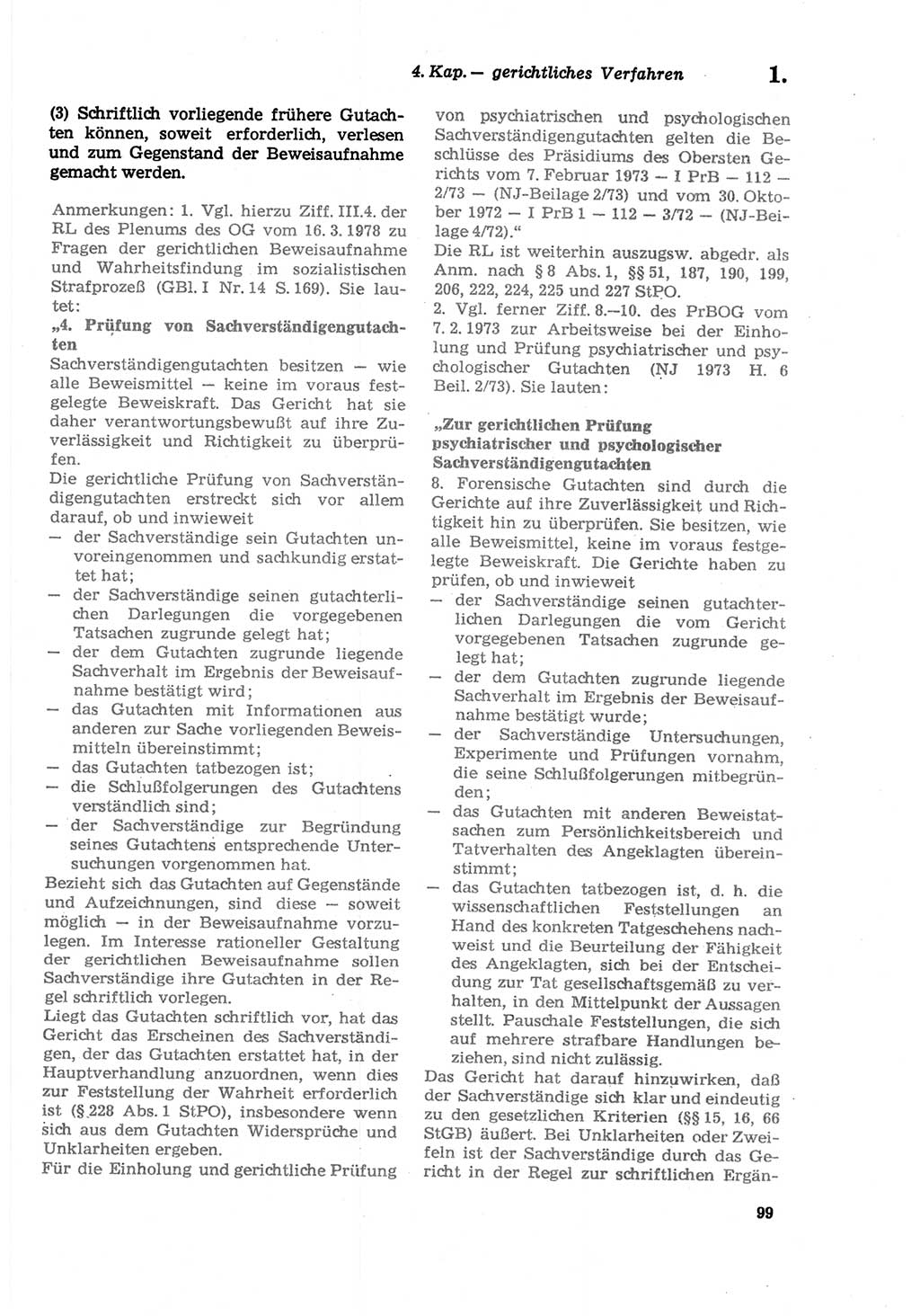 Strafprozeßordnung (StPO) der Deutschen Demokratischen Republik (DDR) sowie angrenzende Gesetze und Bestimmungen 1979, Seite 99 (StPO DDR Ges. Best. 1979, S. 99)